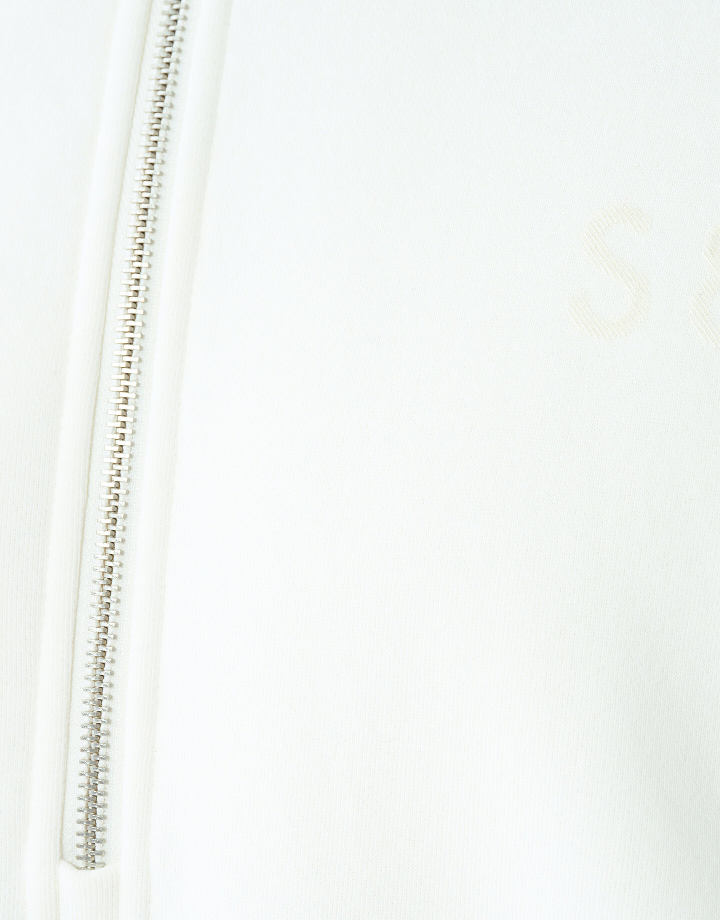 Pullover mit halbem Reißverschluss in Off White SHOEBY MEN