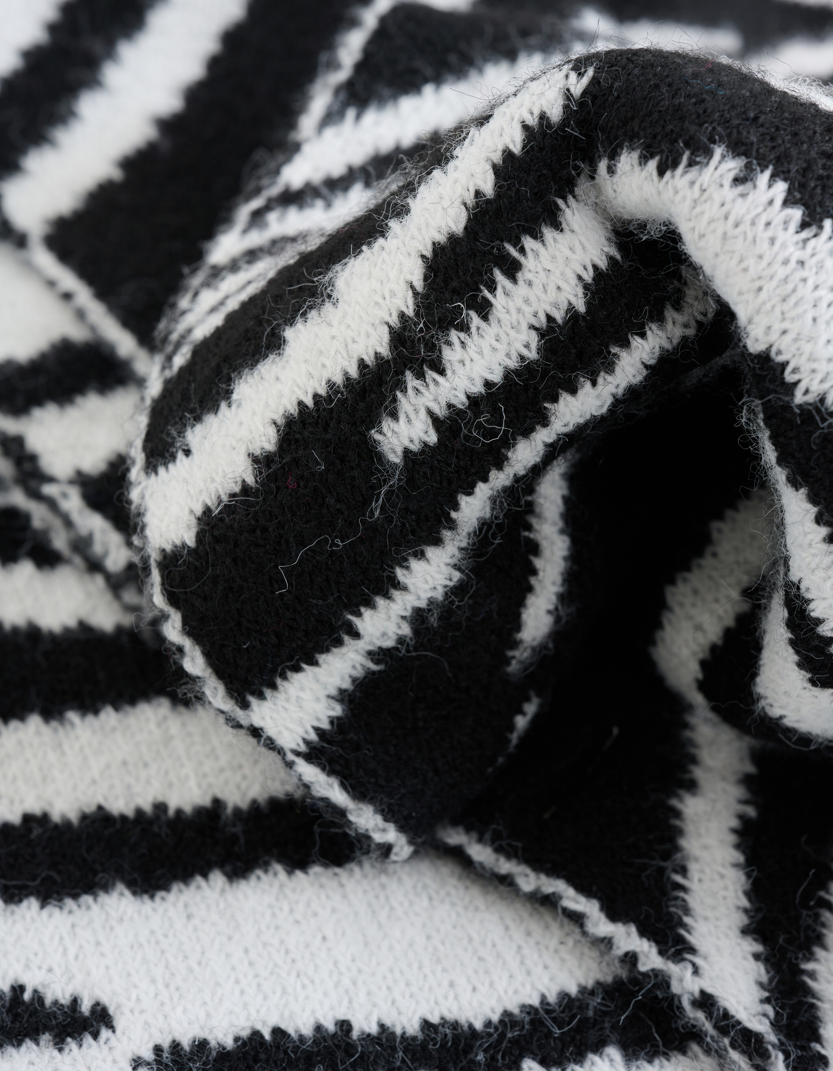 Zebradruck Schal Schwarz/Weiß SHOEBY ACCESSOIRES