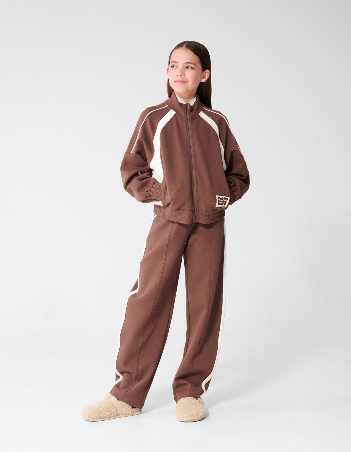 Label Sportweste Braun SHOEBY GIRLS