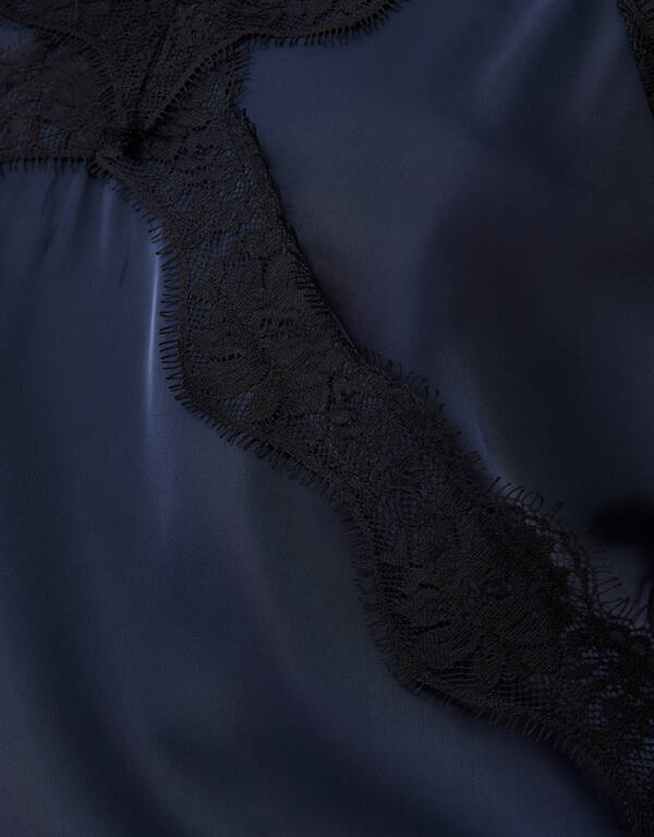 Spitzenoberteil Dunkelblau SHOEBY WOMEN