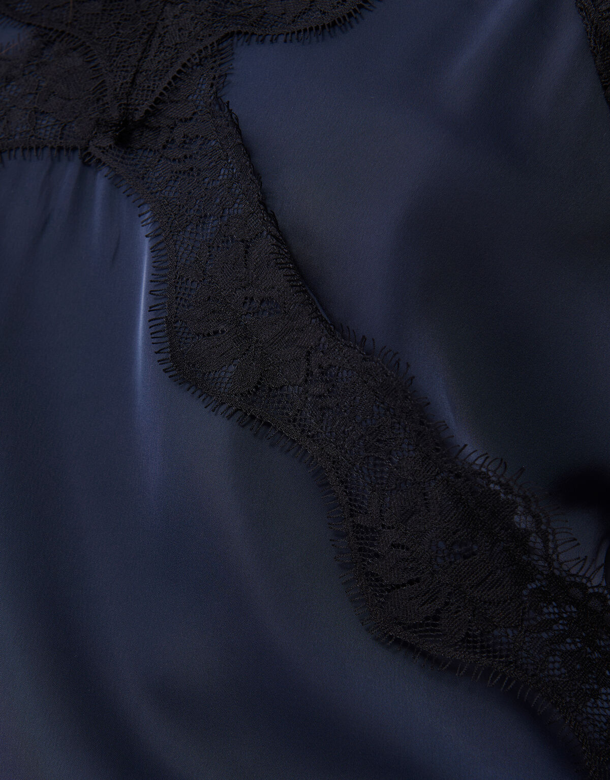 Spitzenoberteil Dunkelblau SHOEBY WOMEN