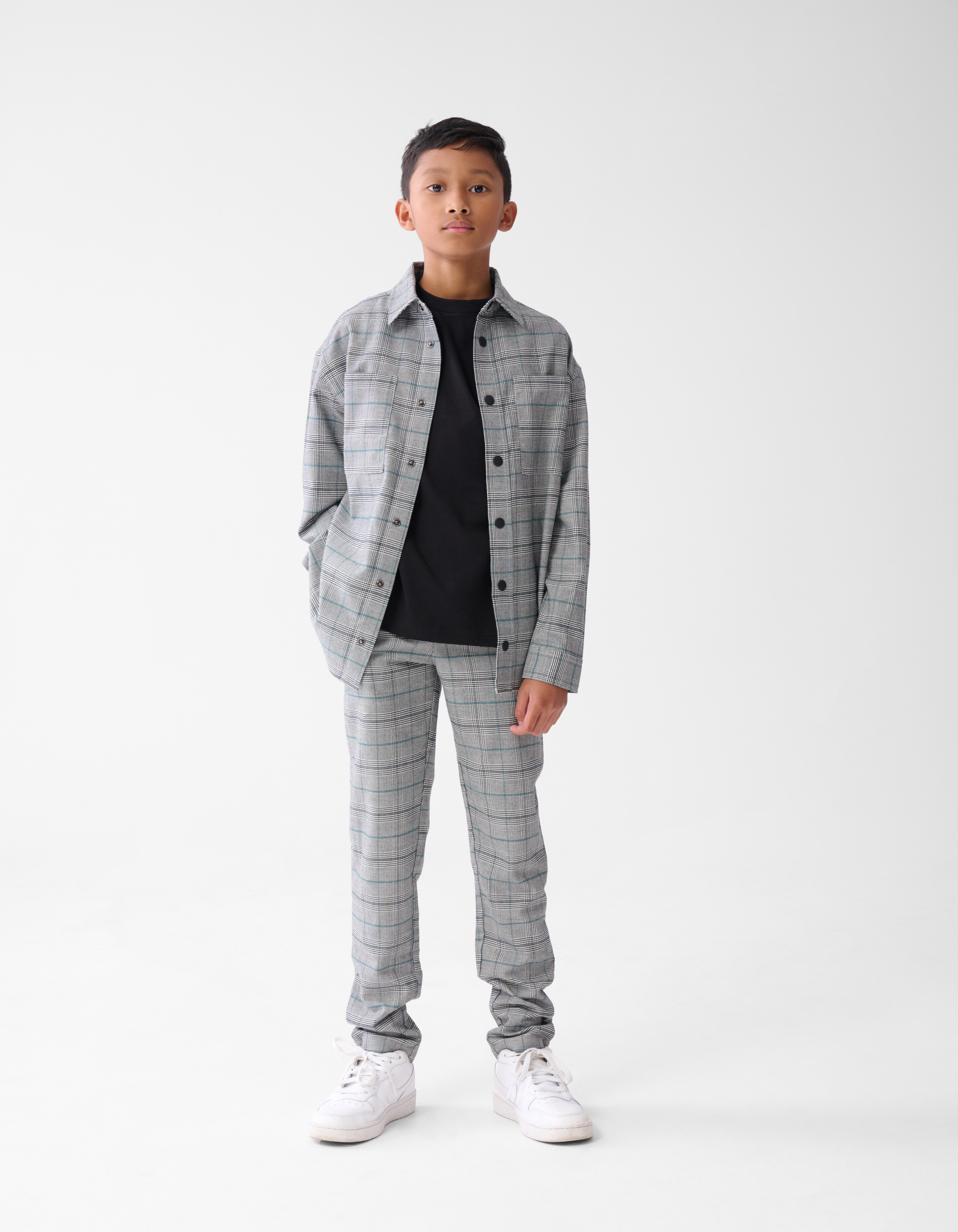 Karierte Hose Grau SHOEBY BOYS