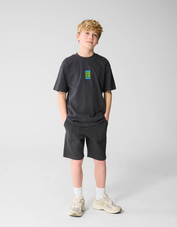 Piqu&eacute;-Short Dunkelgrau SHOEBY BOYS