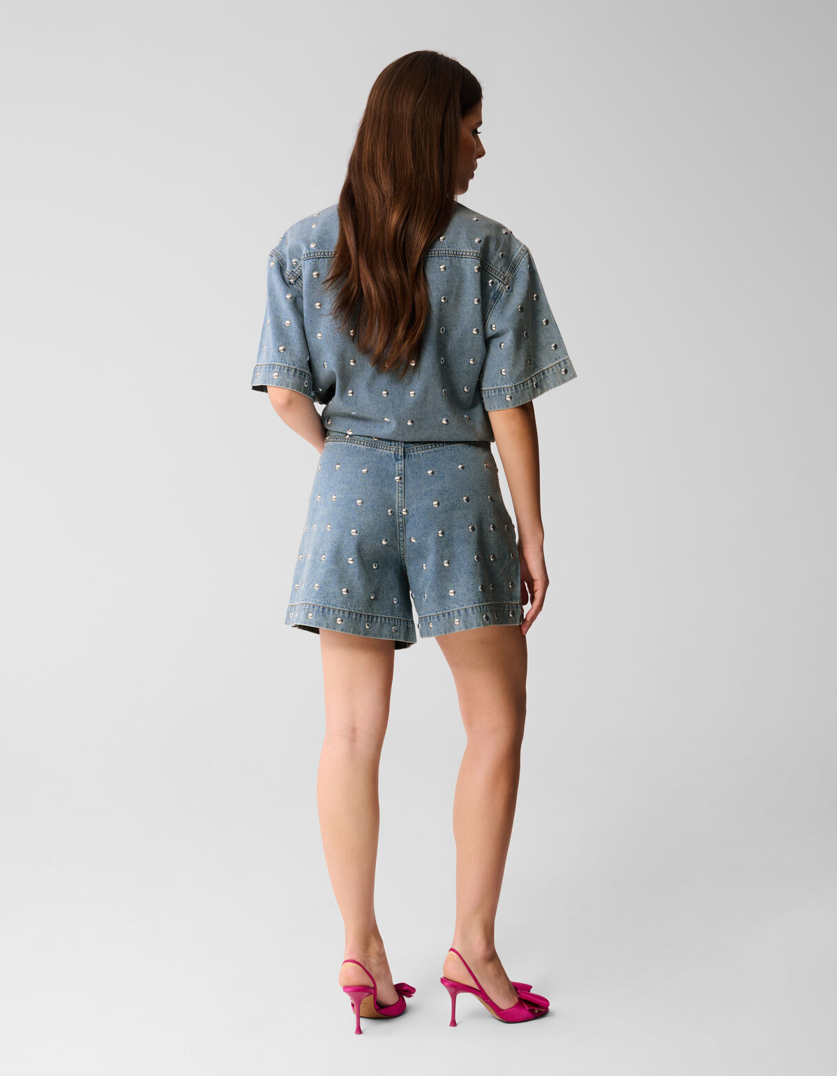 Denim Nieten Kurzer Mittelstein von Lizzy SHOEBY WOMEN