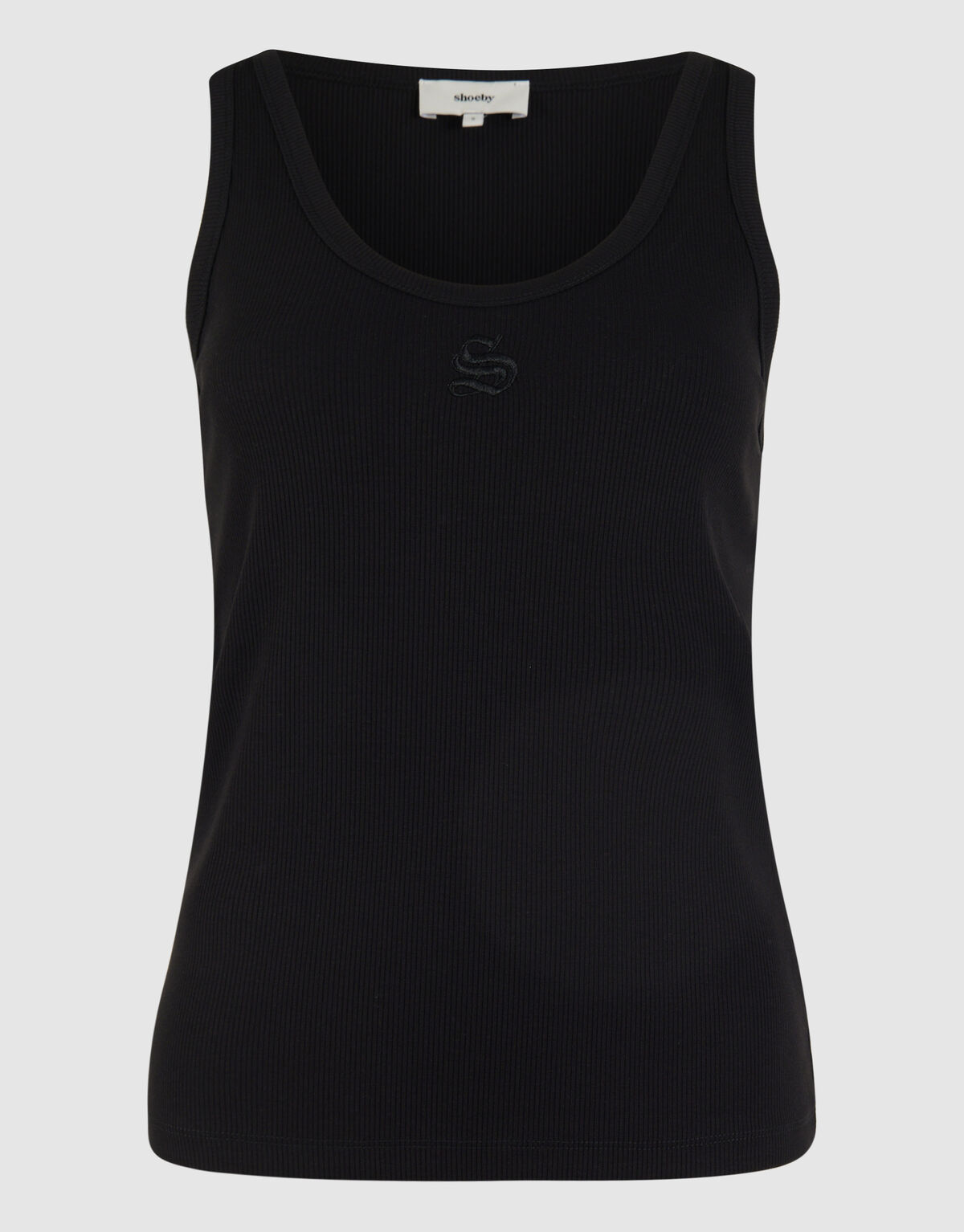 Shoeby Logo Tank Top Schwarz SHOEBY WOMEN