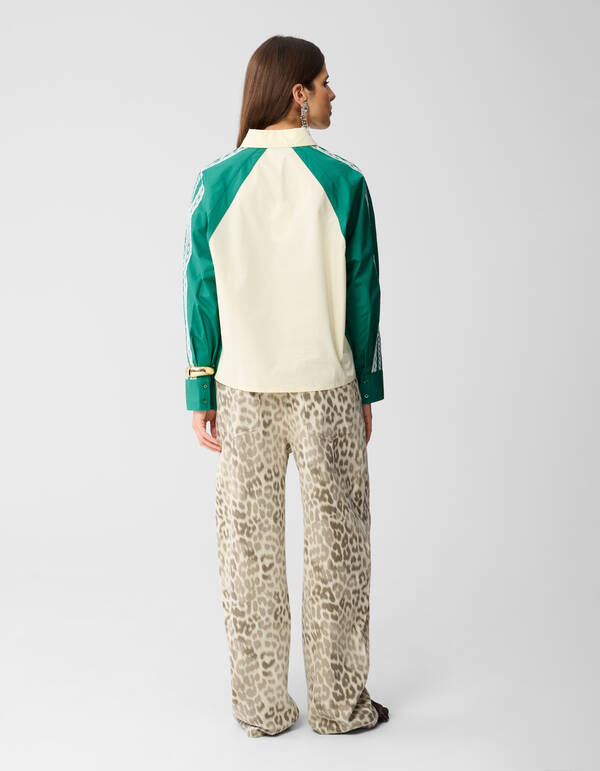 Kanten Bluse Hellgelb SHOEBY WOMEN