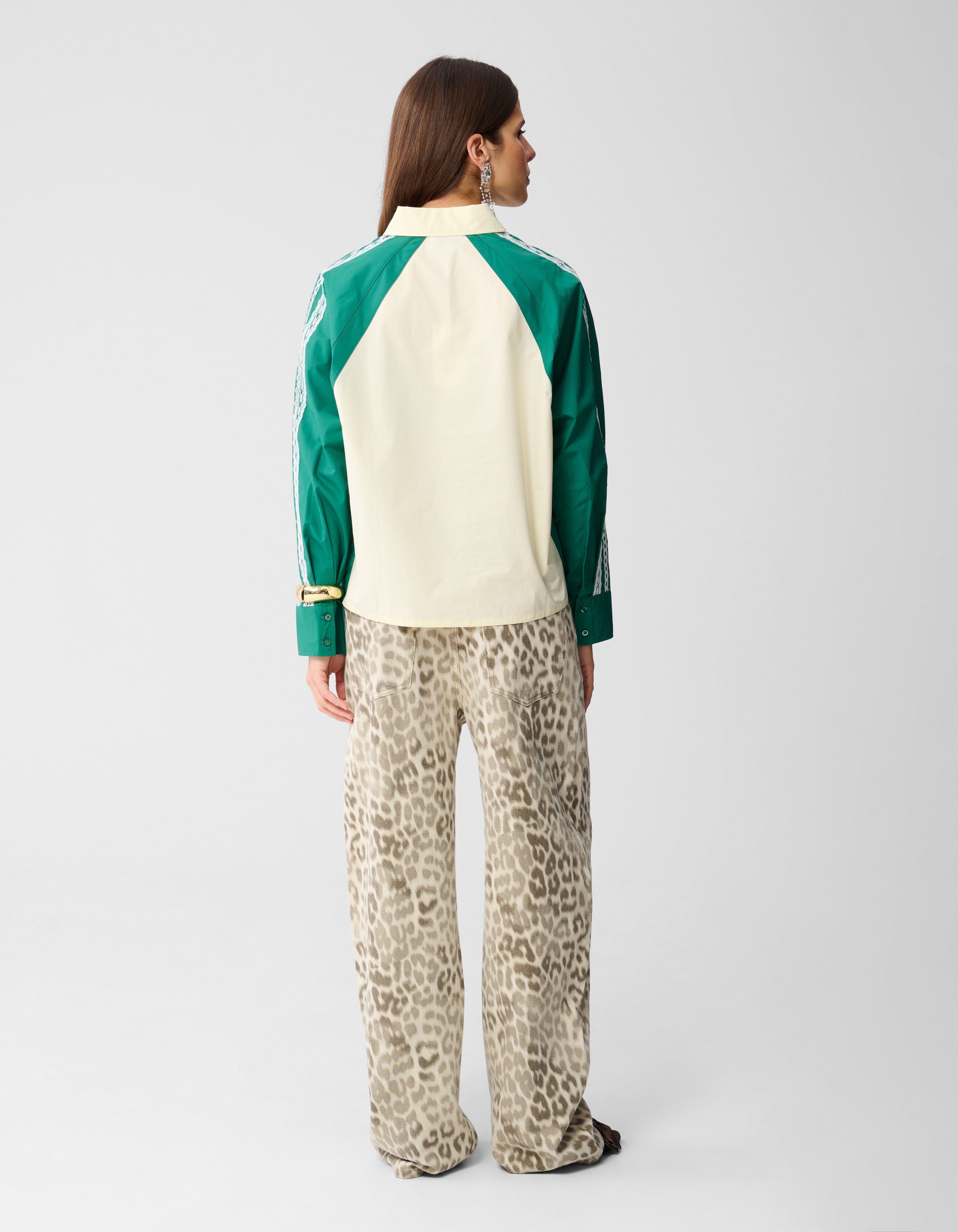 Kanten Bluse Hellgelb SHOEBY WOMEN