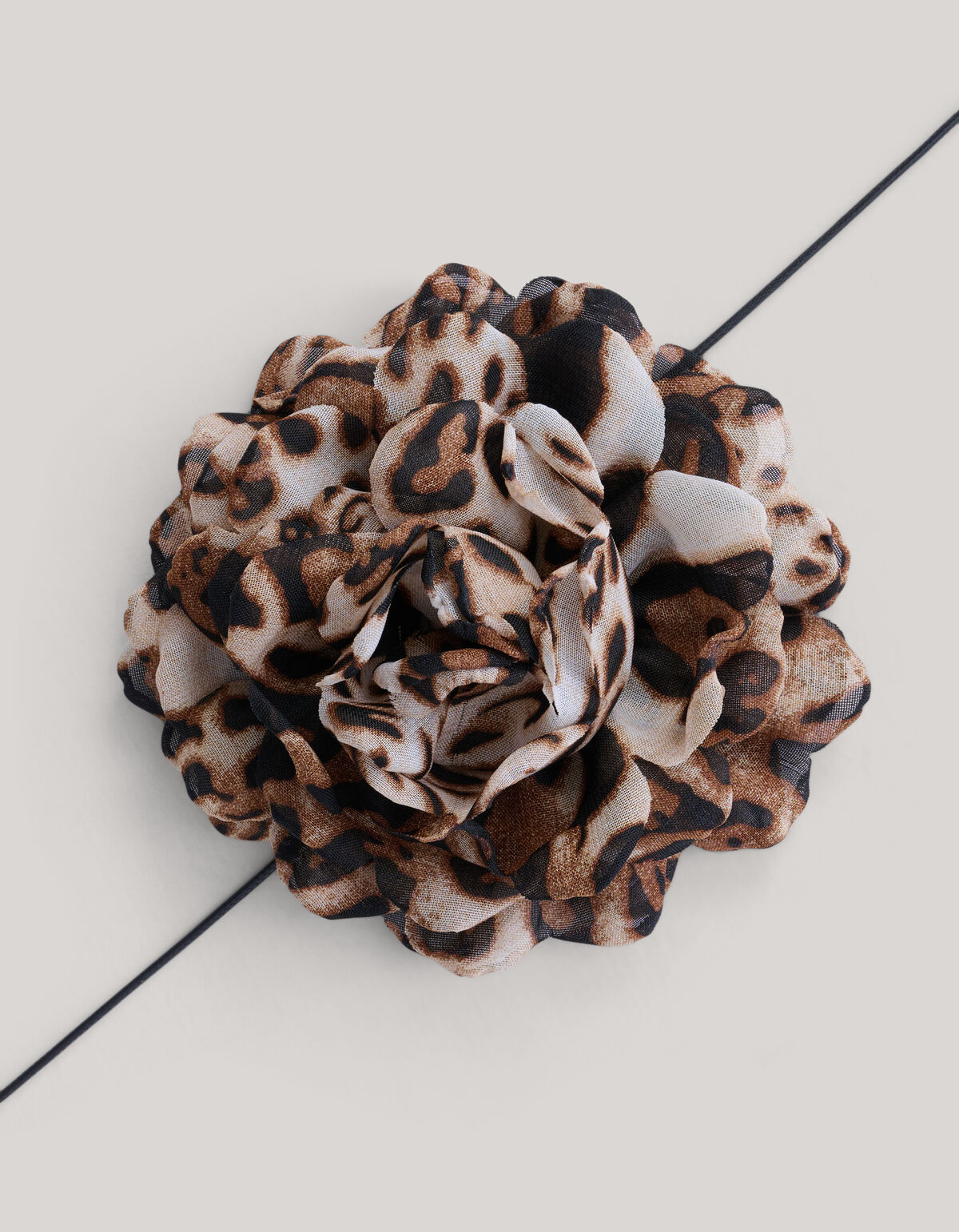 Leopard Korsage Halskette Braun SHOEBY ACCESSOIRES