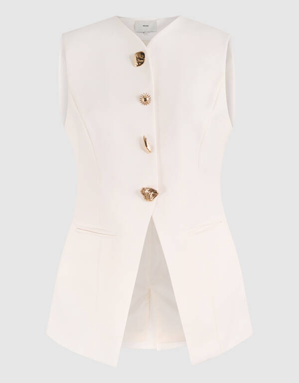 Sanduhr-Gilet Off White SHOEBY WOMEN