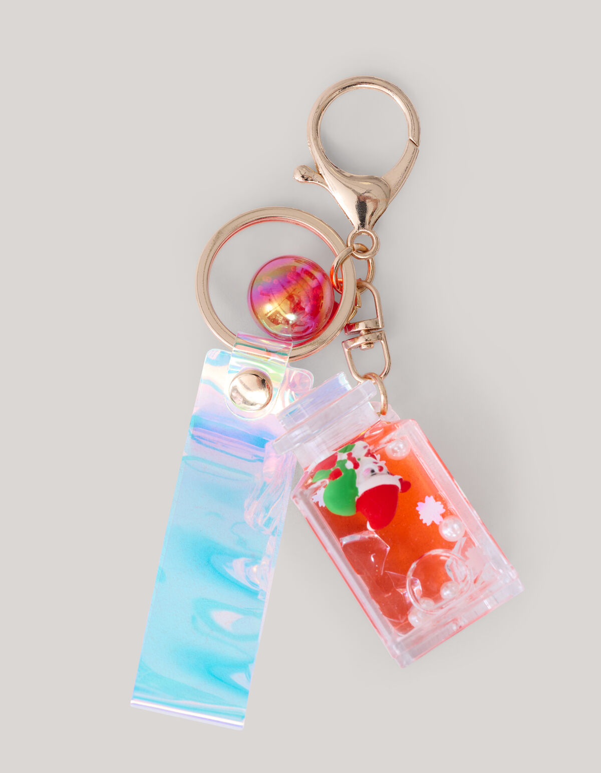 Weihnachts-Schl&uuml;sselanh&auml;nger Rot SHOEBY ACCESSOIRES