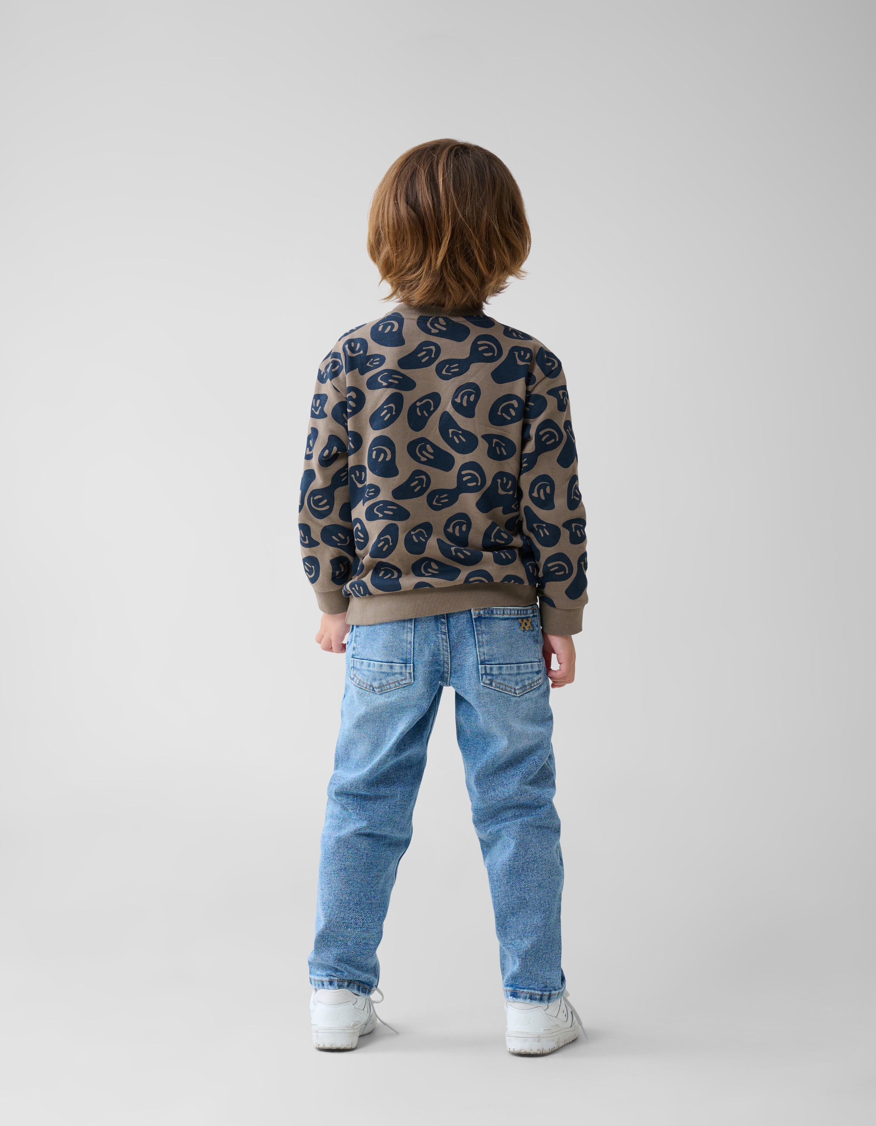 Bedruckter Pullover Braun SHOEBY BOYS