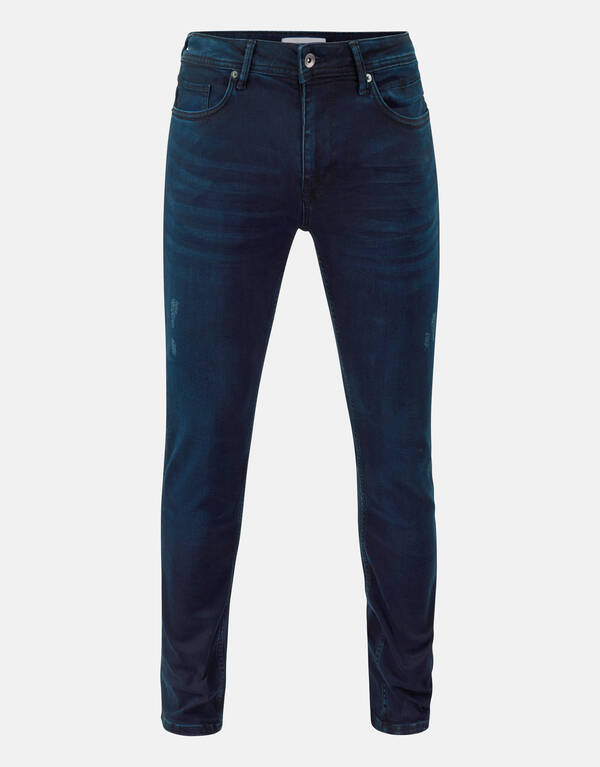 Slim Jeans Blau/Schwarz Länge 34 SHOEBY MEN