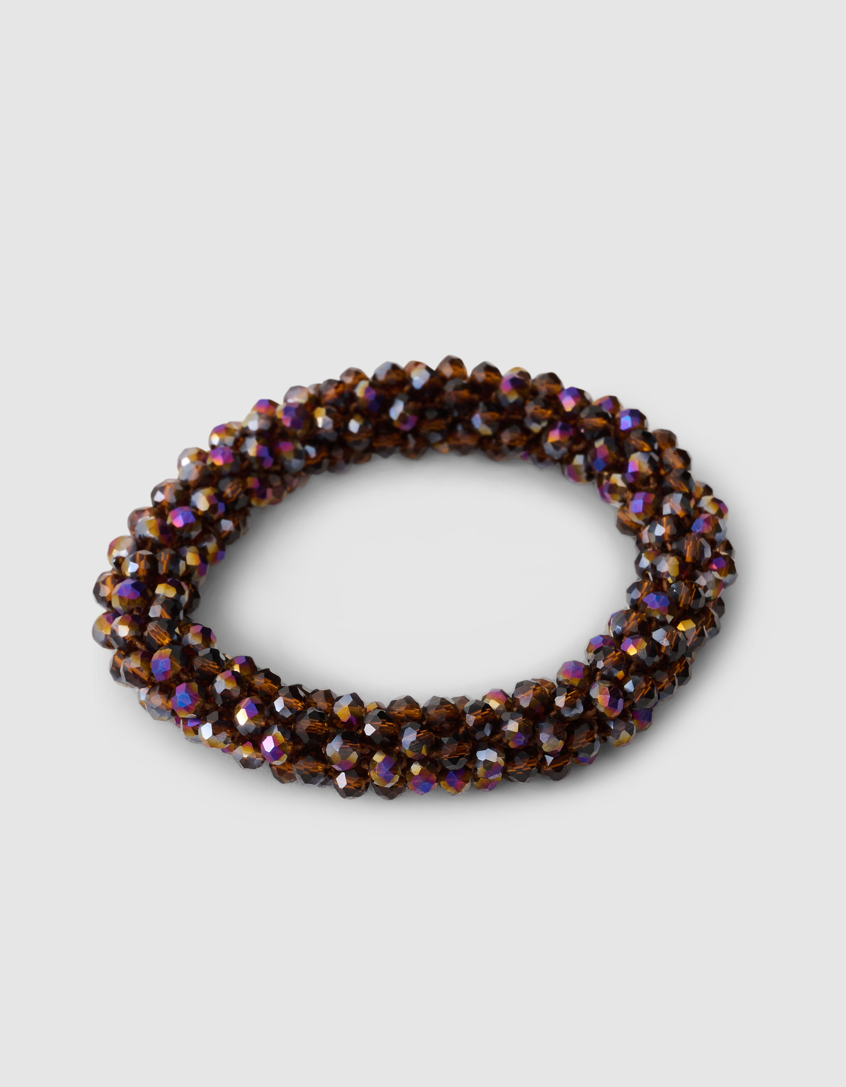 Perlen Haargummi Dunkelbraun SHOEBY ACCESSOIRES