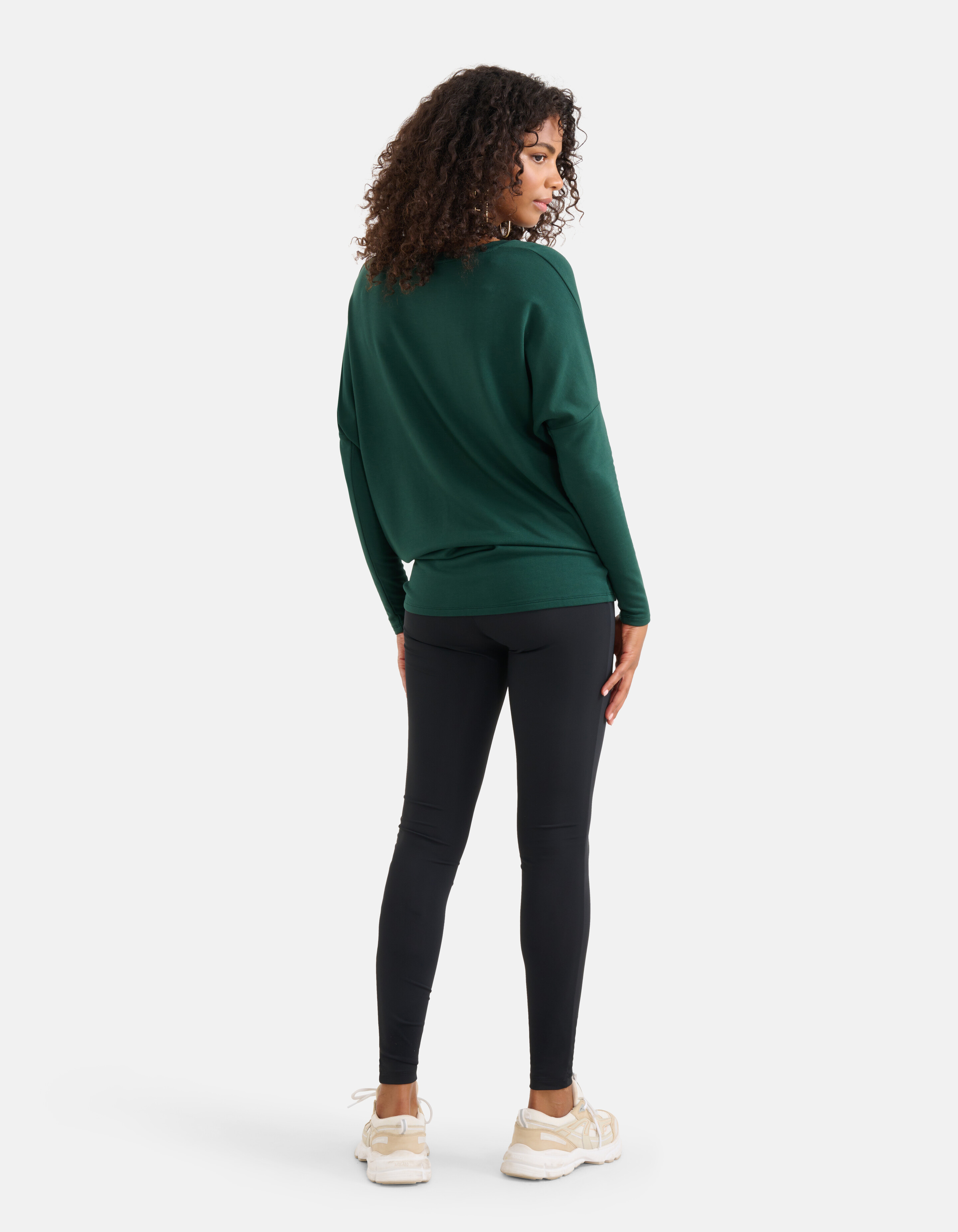 Basic Oberteil in Übergröße Dunkelgrün SHOEBY WOMEN
