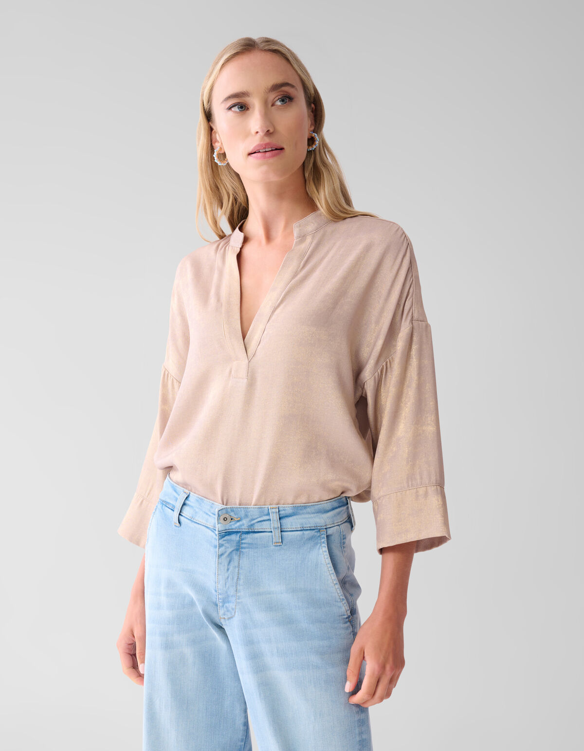 Shine Weite Bluse gold SHOEBY WOMEN