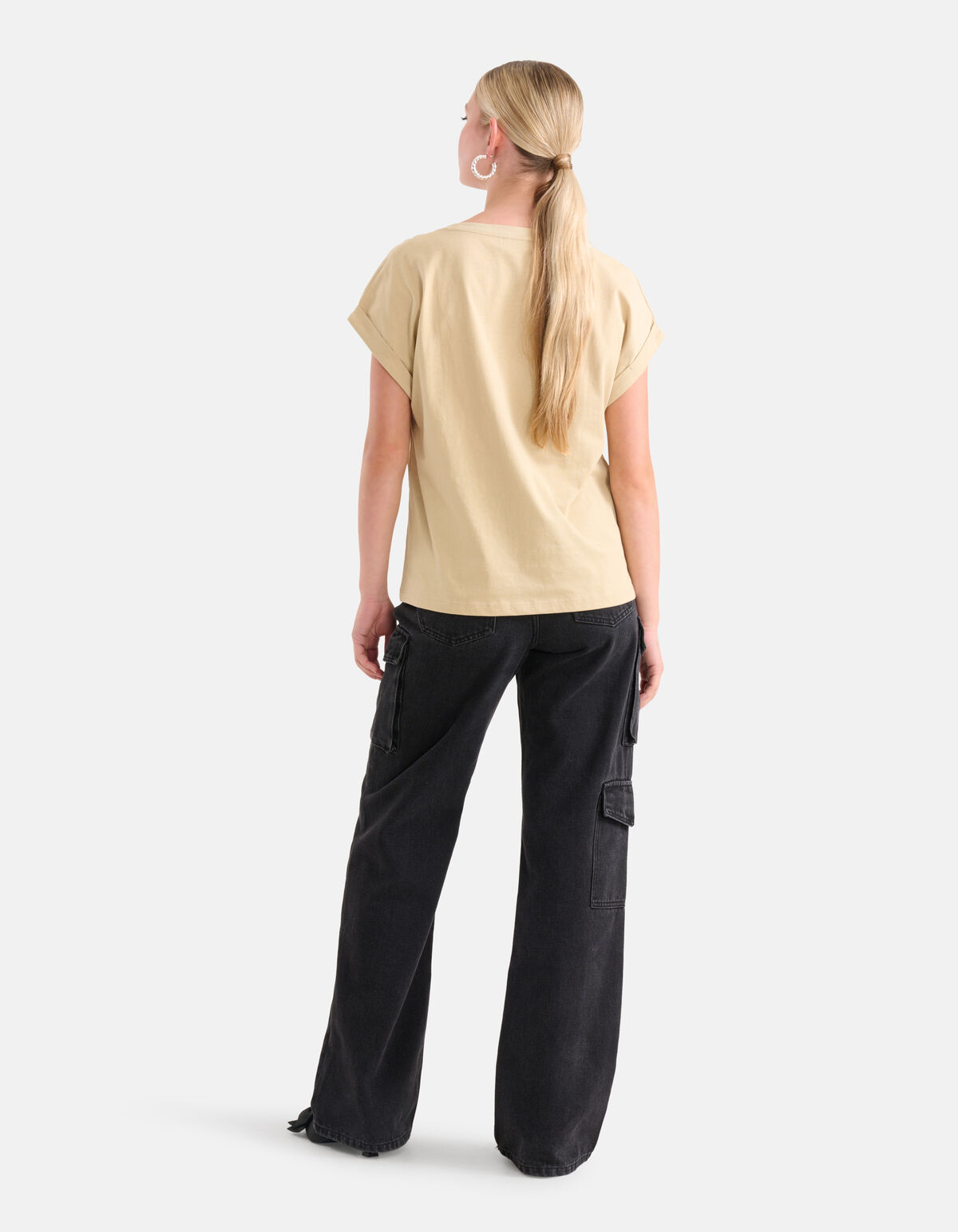 Kunstwerk T-shirt Beige SHOEBY WOMEN