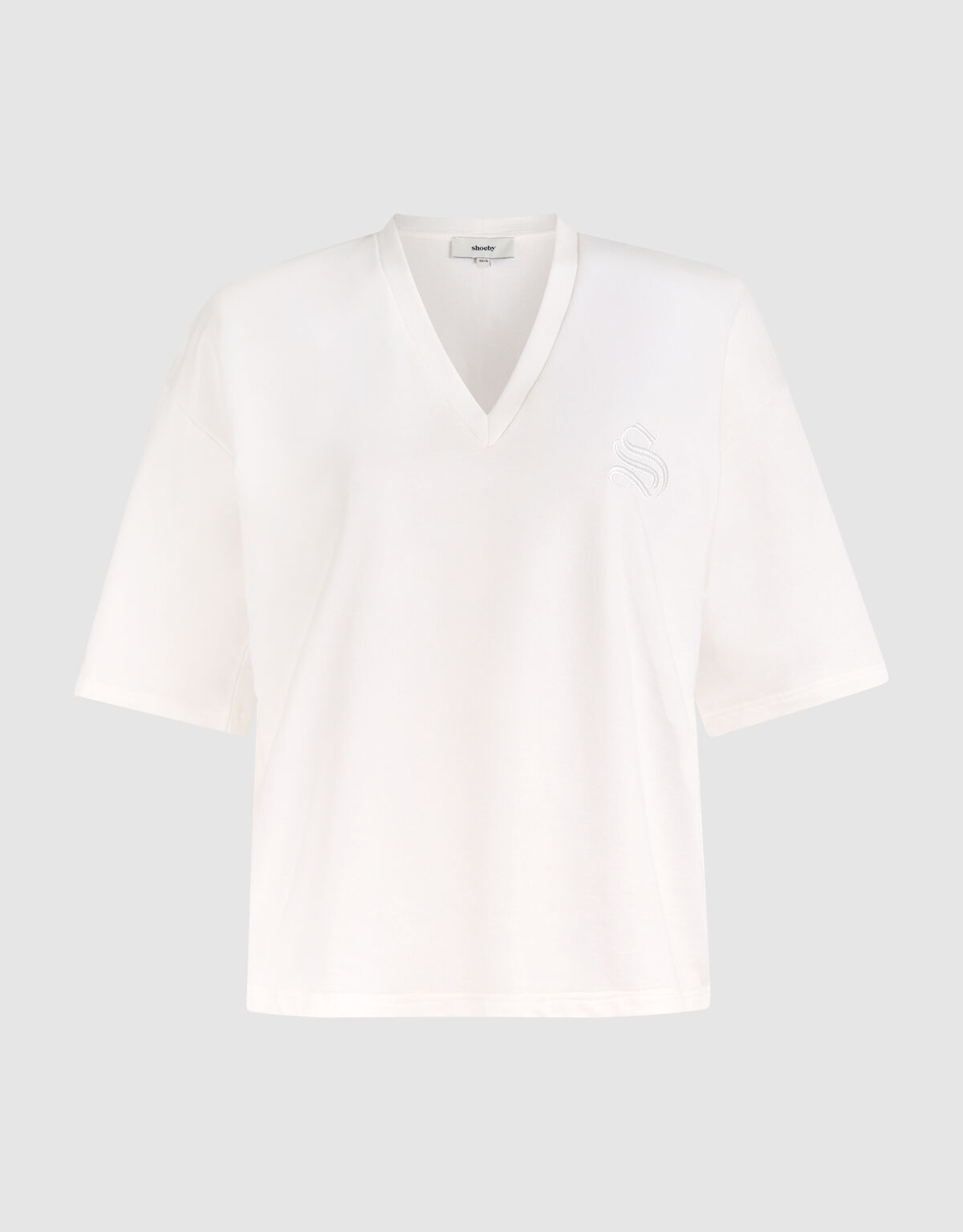 Übergroßes Logo-T-Shirt Weiß SHOEBY WOMEN