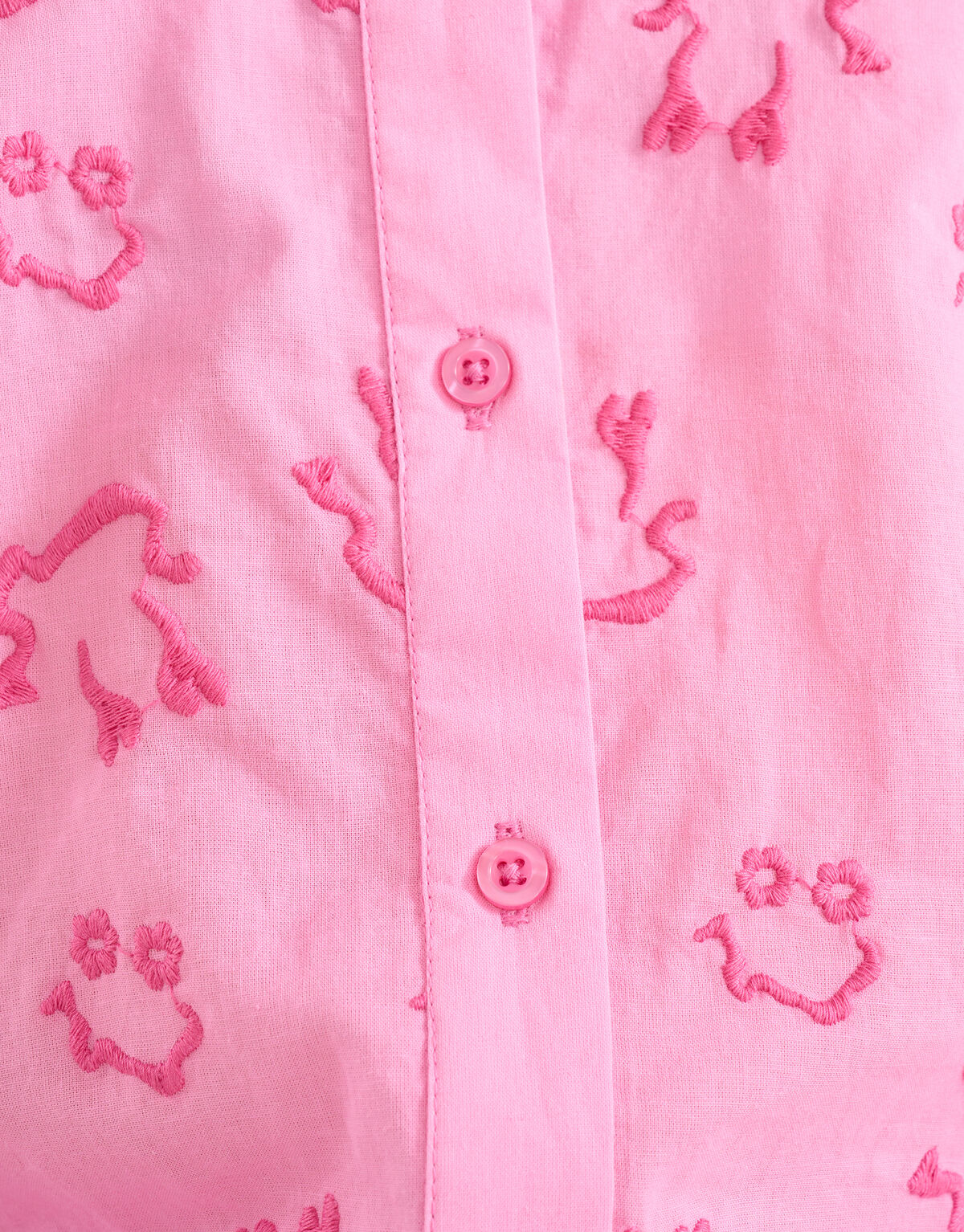 Embroidery Blouse Roze SHOEBY GIRLS