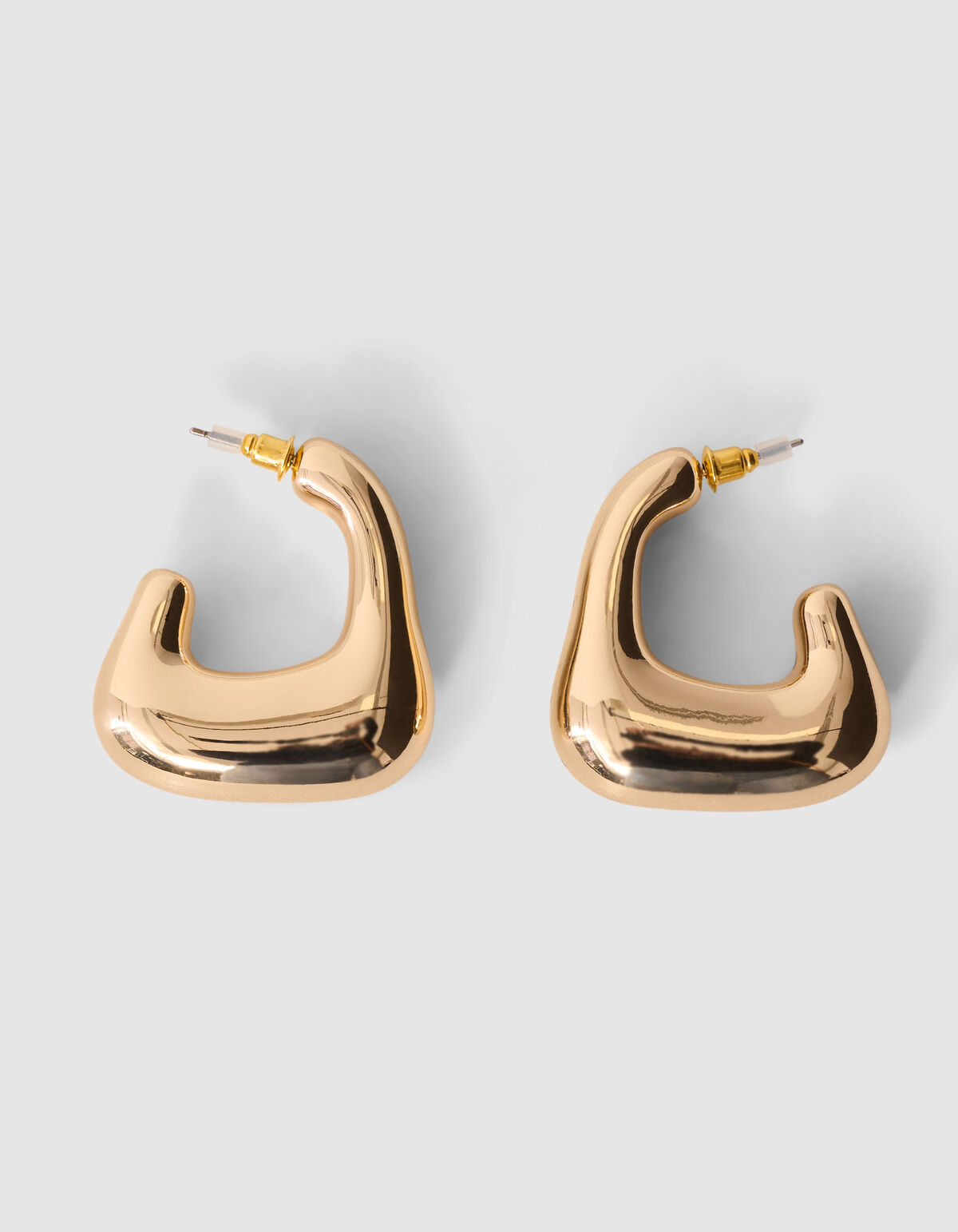 Bulky Hoop Ohrringe Gold SHOEBY ACCESSOIRES