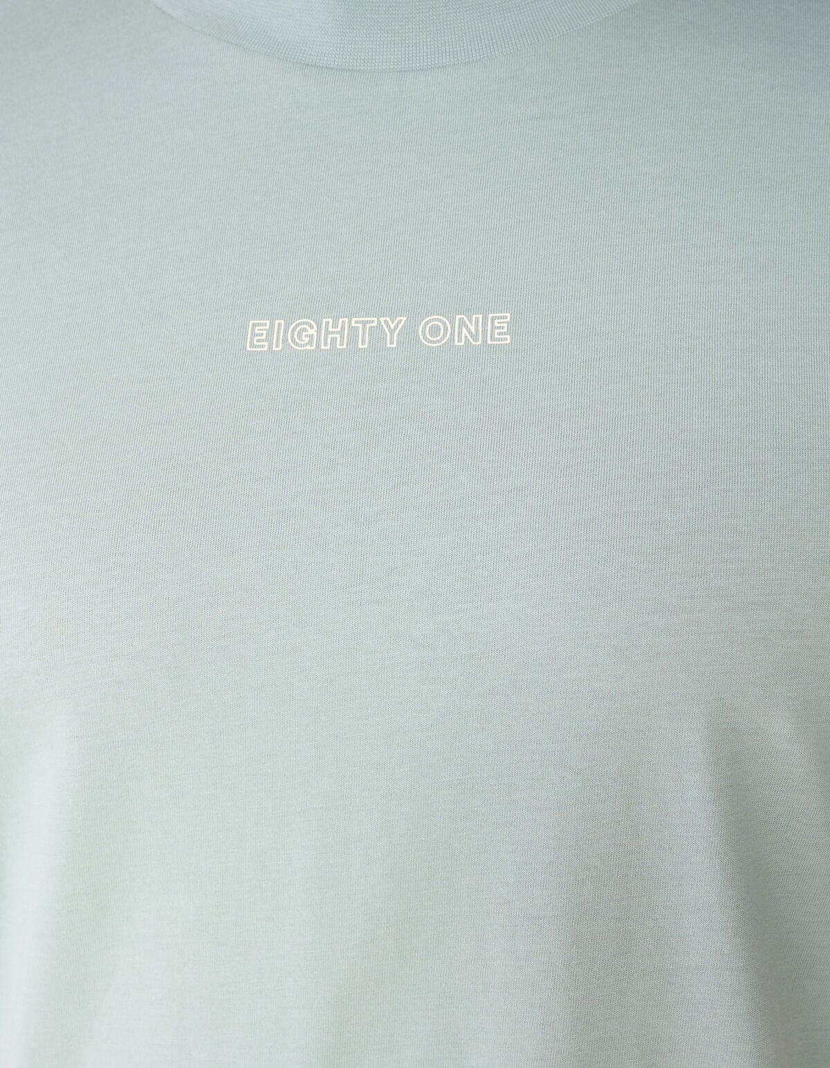 Eighty One Text T-Shirt Hellgr&uuml;n SHOEBY MEN