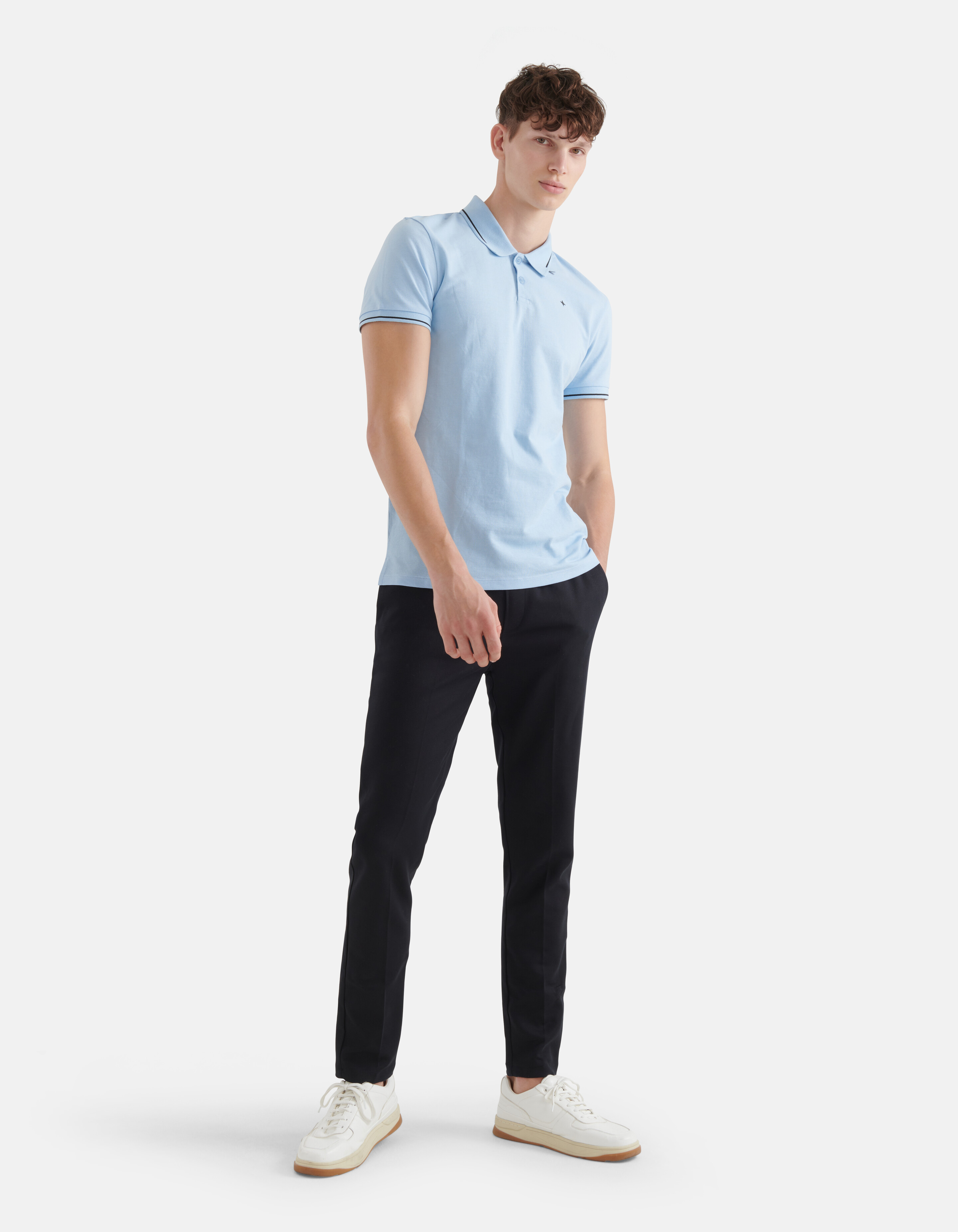 Basic Polo Hellblau SHOEBY MEN