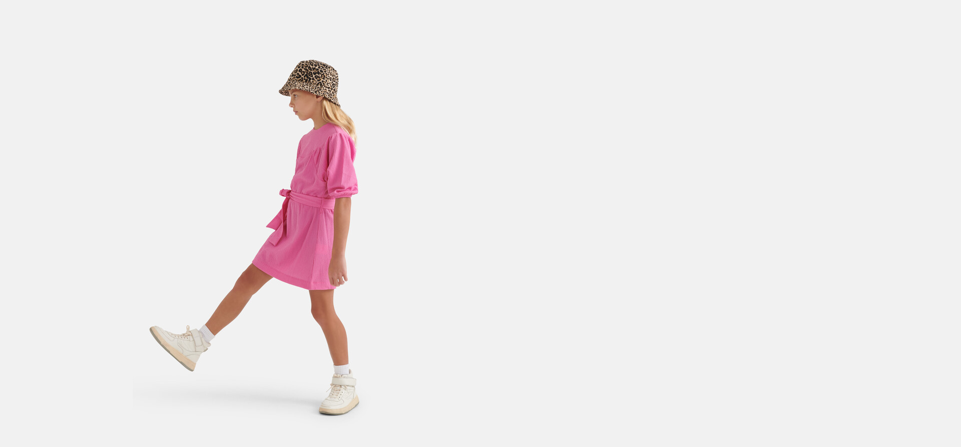 Crinkle Dress Pink SHOEBY GIRLS