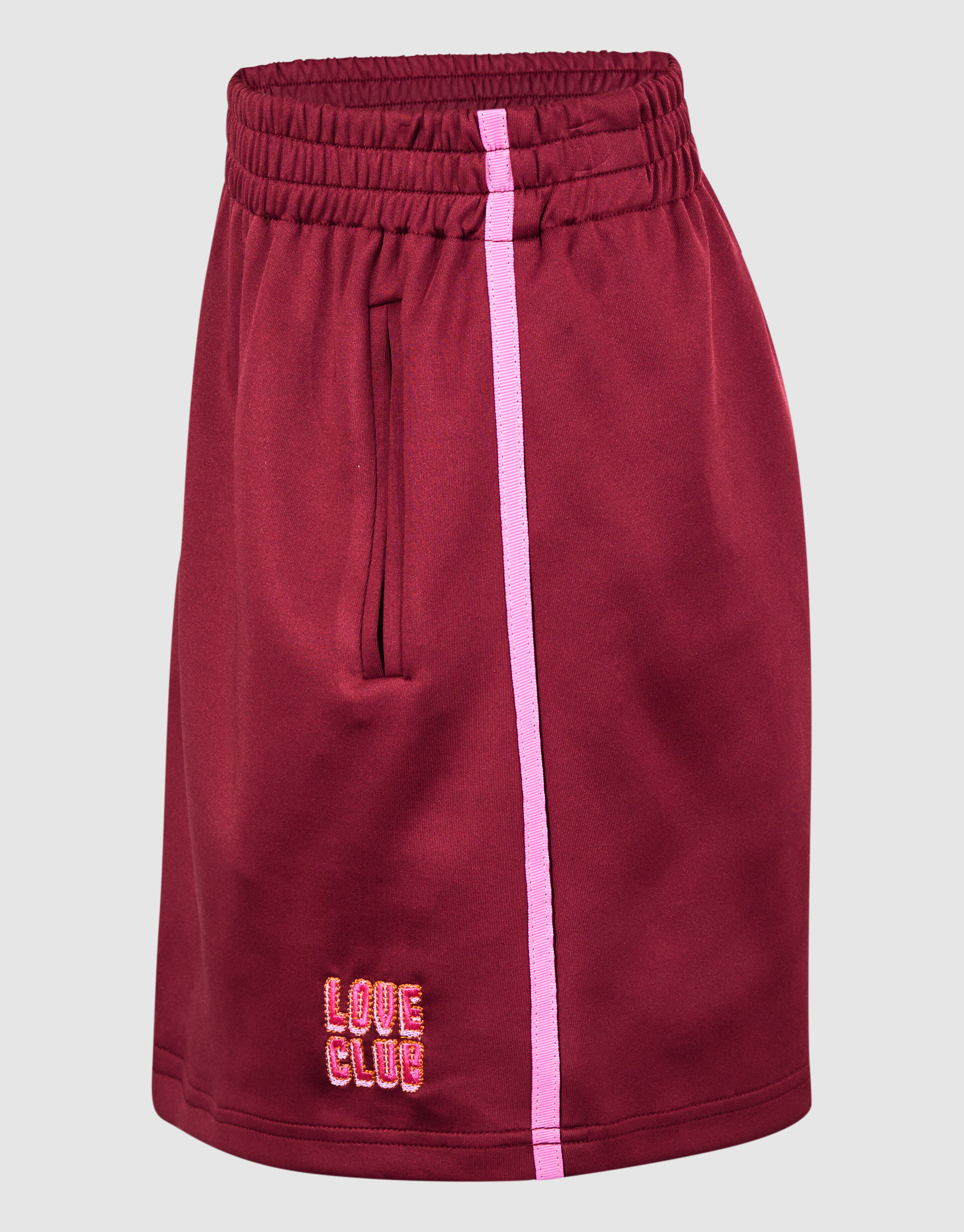 Sportlicher Minirock Dunkelrot SHOEBY GIRLS