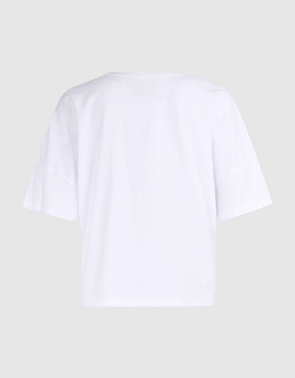 T-Shirt in Übergröße Weiß By Lonneke SHOEBY WOMEN