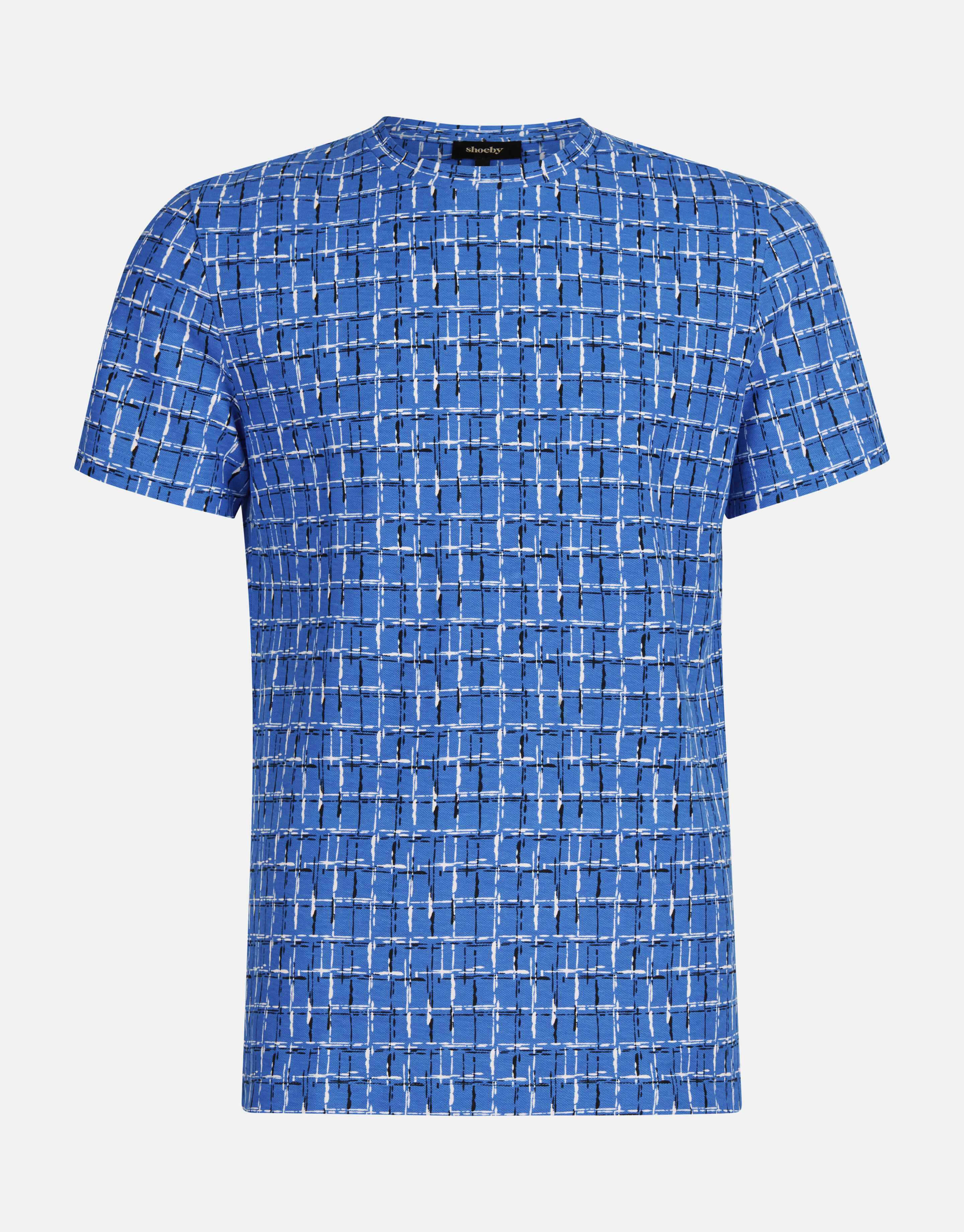 Bedrucktes T-shirt Blau SHOEBY MEN