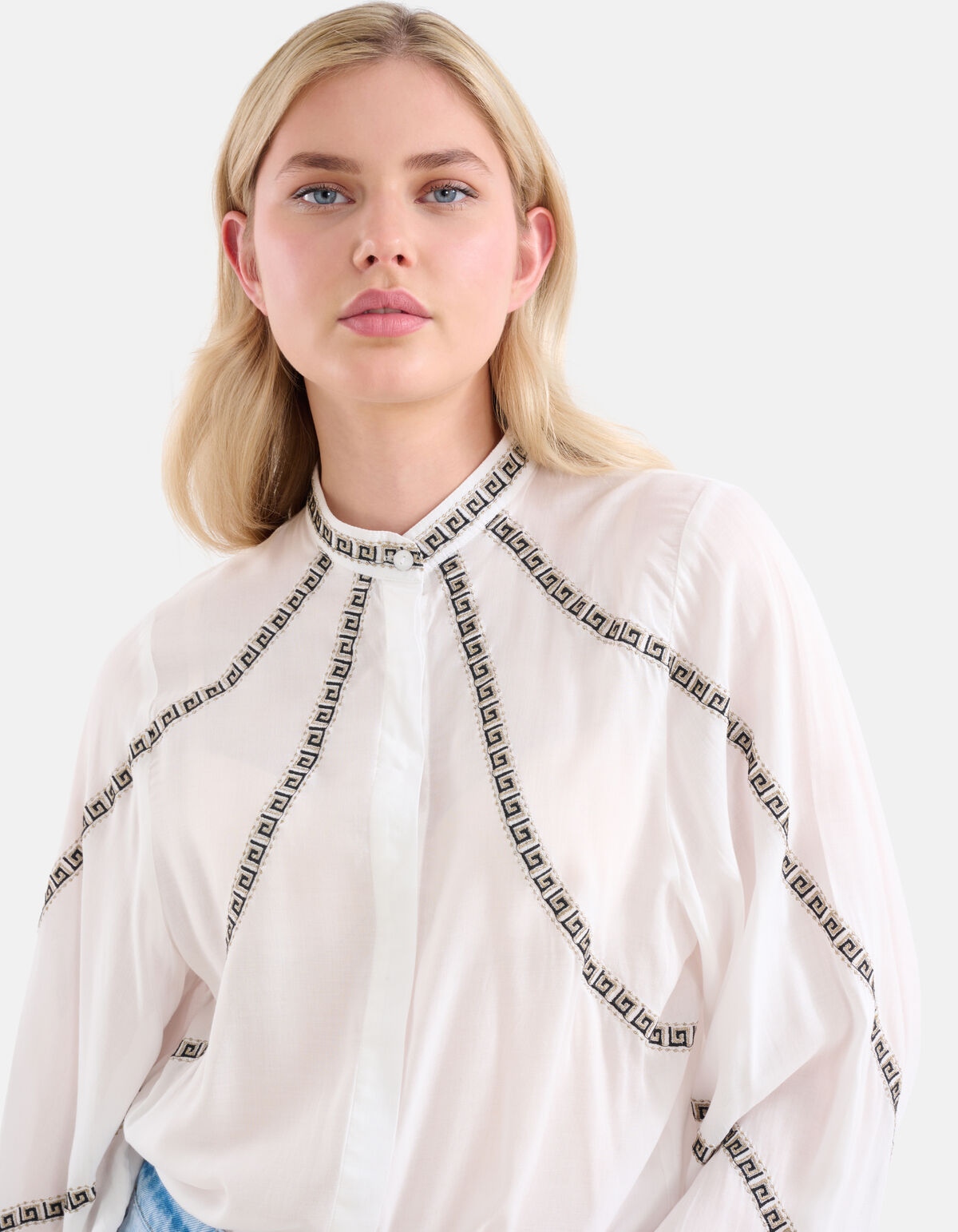 Tape Blouse Gebroken Wit SHOEBY WOMEN