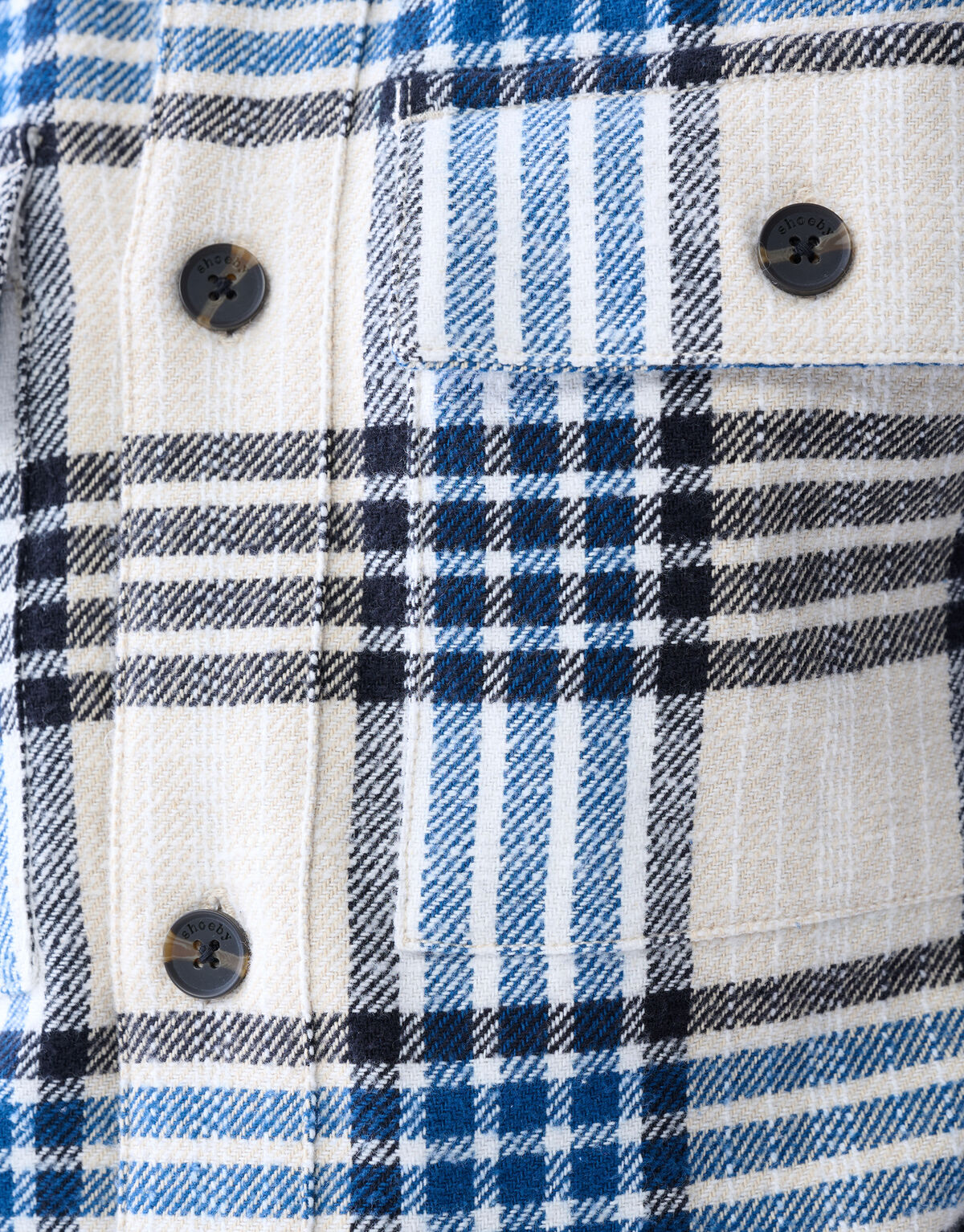 Kariertes &Uuml;berhemd Blau SHOEBY MEN