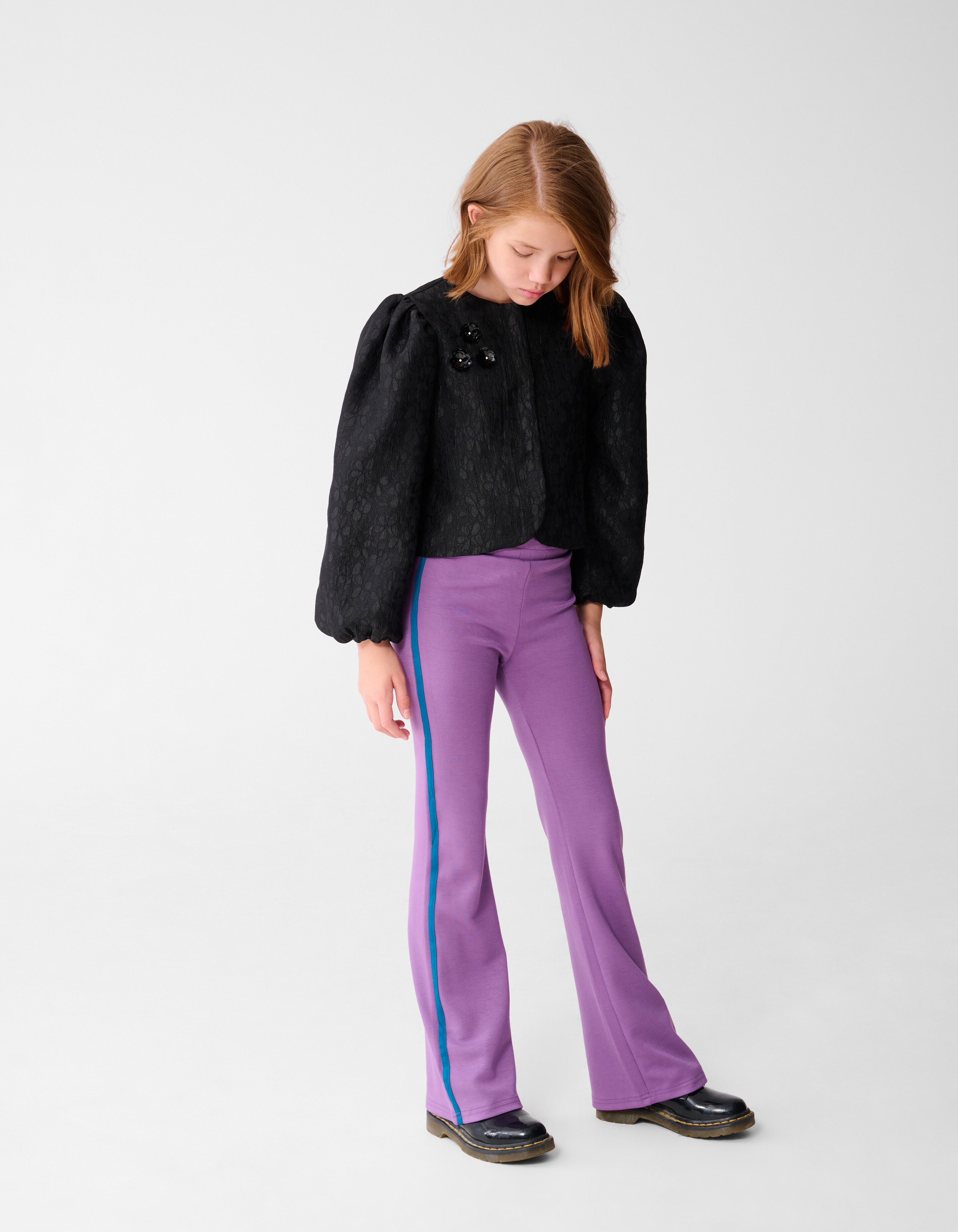 Sportliche ausgestellte Hose Dunkelpurpur SHOEBY GIRLS