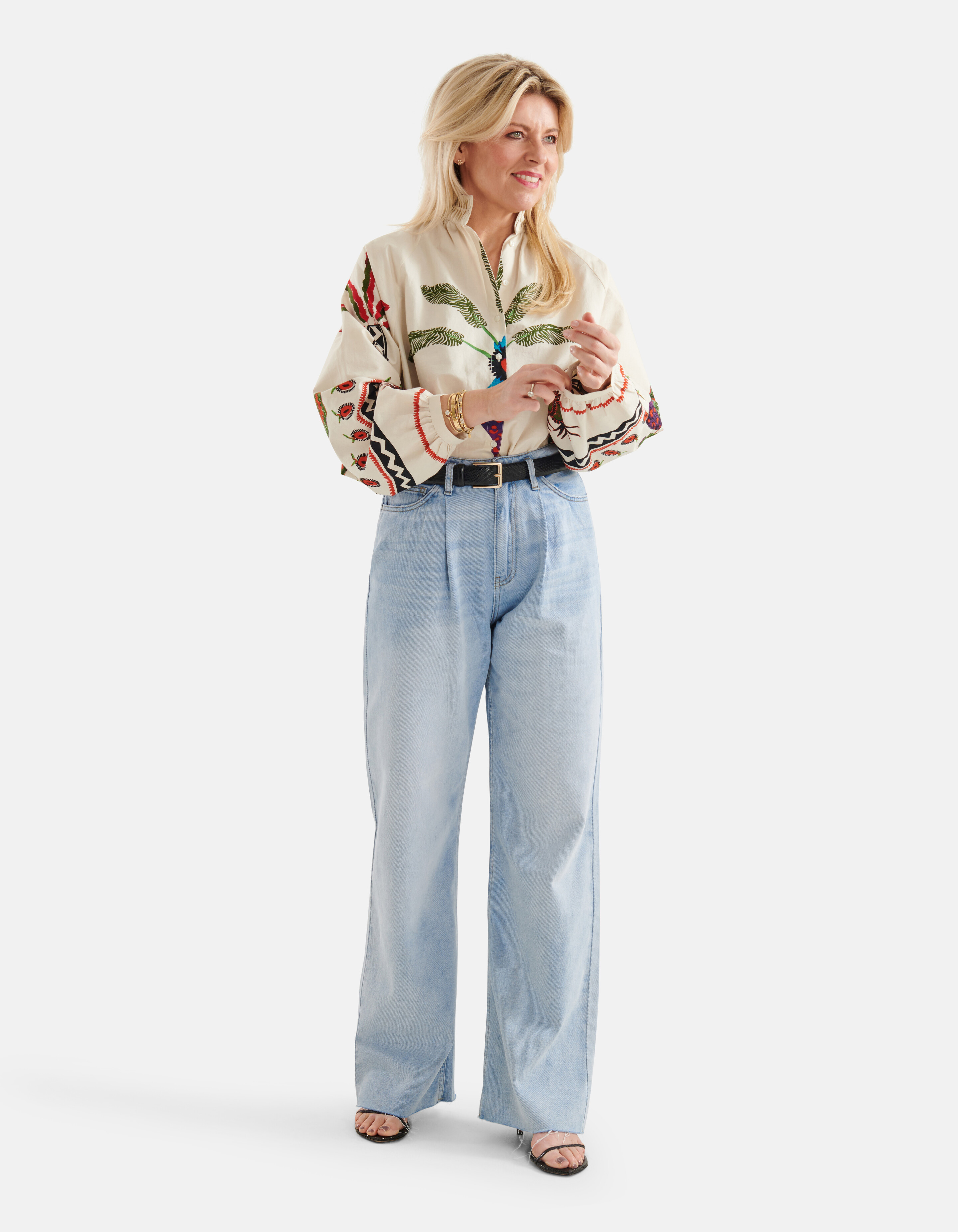 Bedruckte Bluse Off White von Lonneke SHOEBY WOMEN