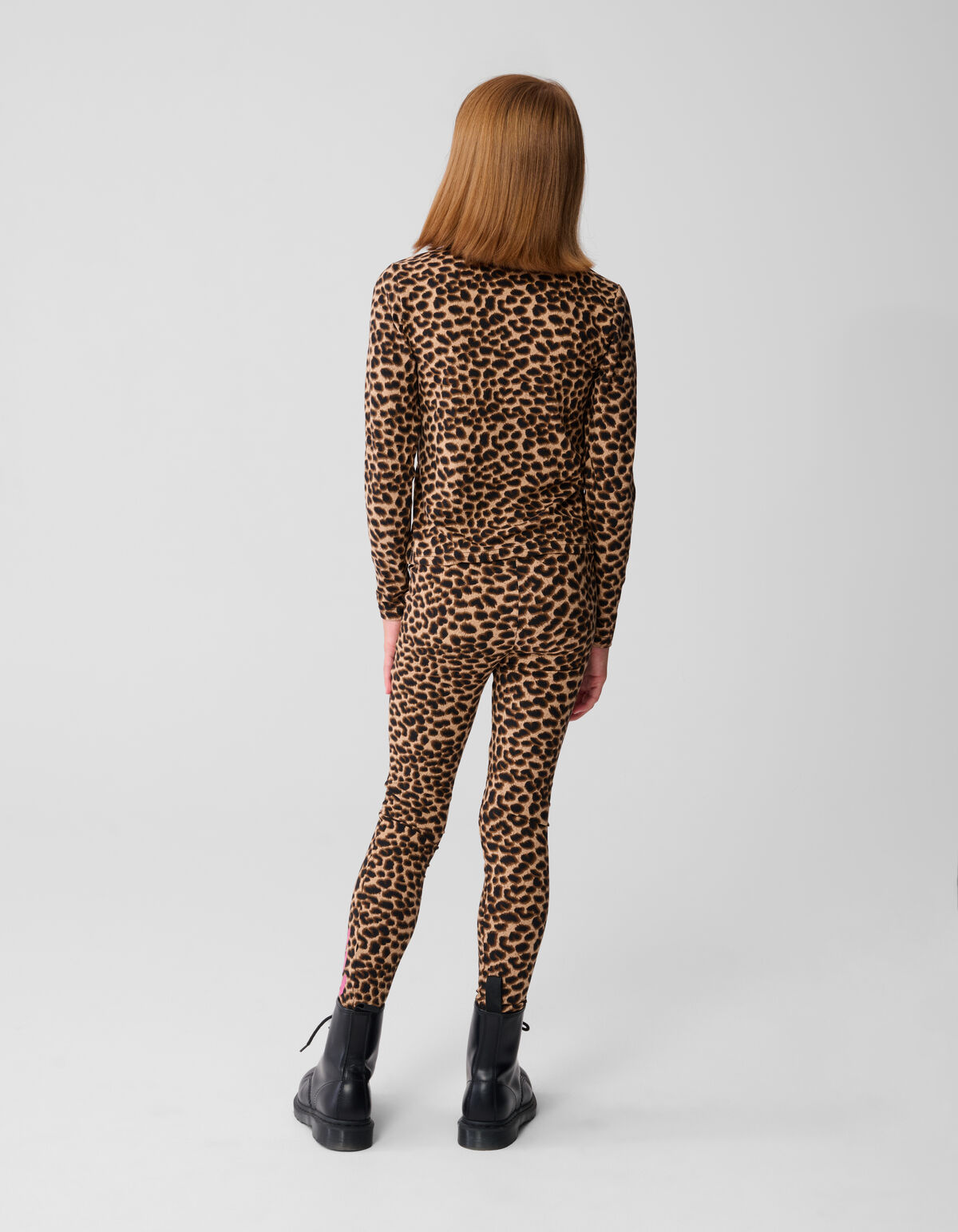 Leoparden-Langarmshirt Braun SHOEBY GIRLS