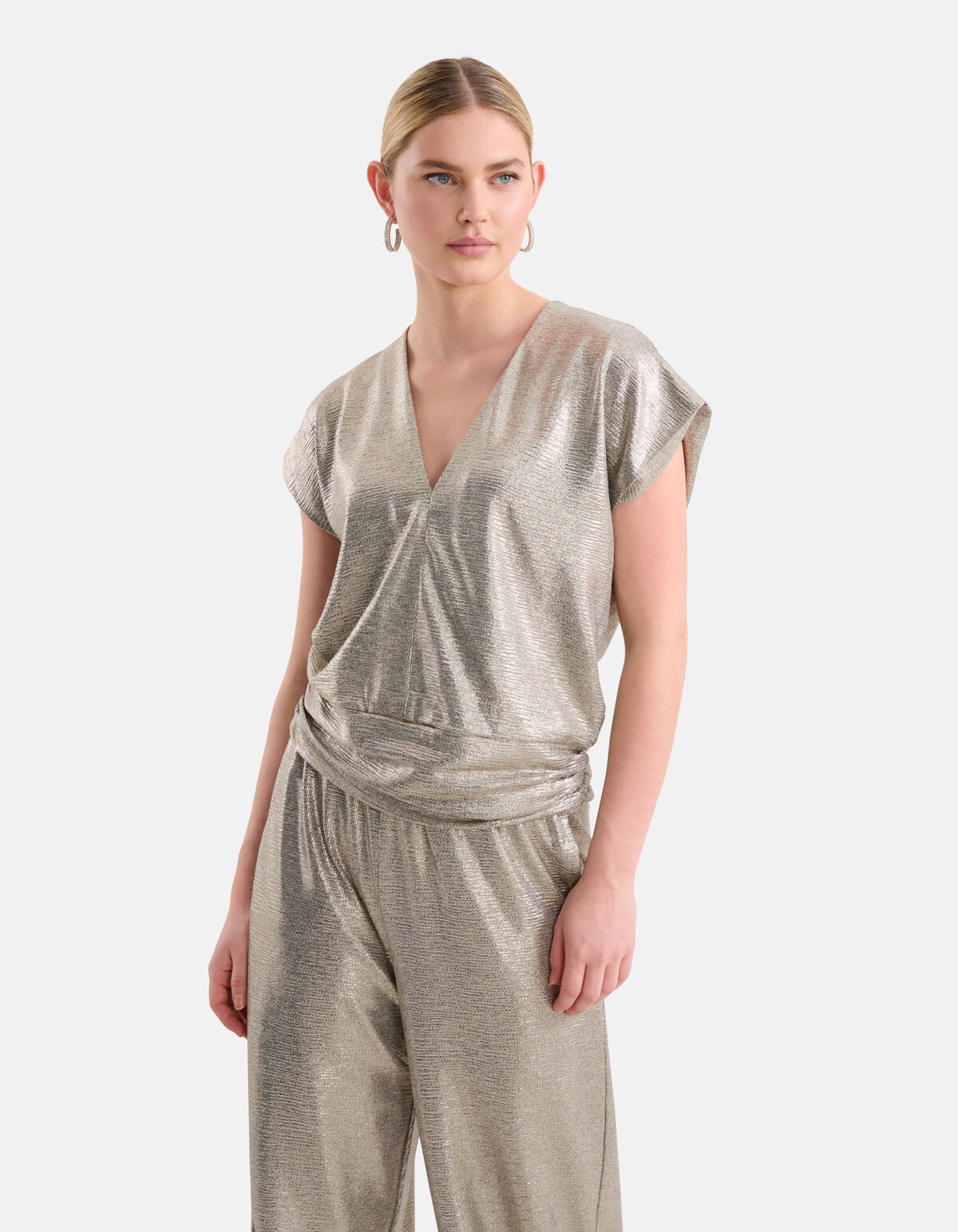 Metallic Top Zilver SHOEBY WOMEN