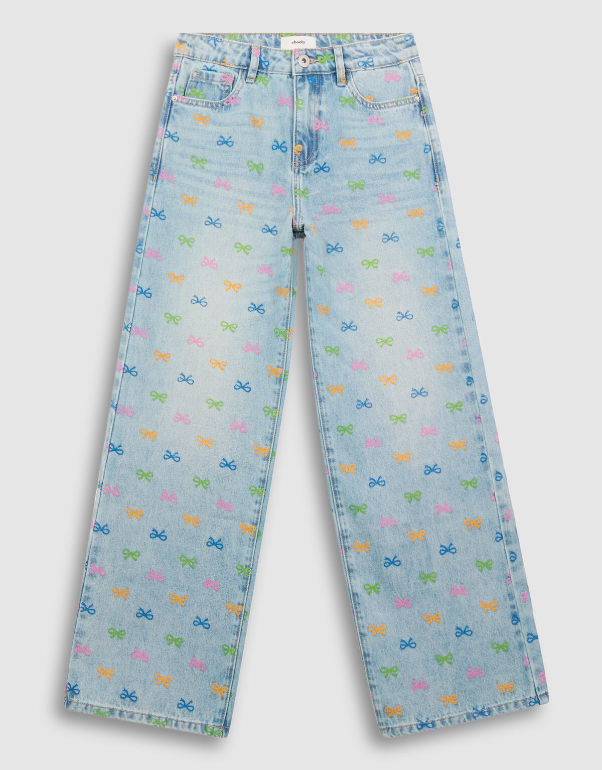 Strik Gerade geschnittene Jeans Blau SHOEBY GIRLS