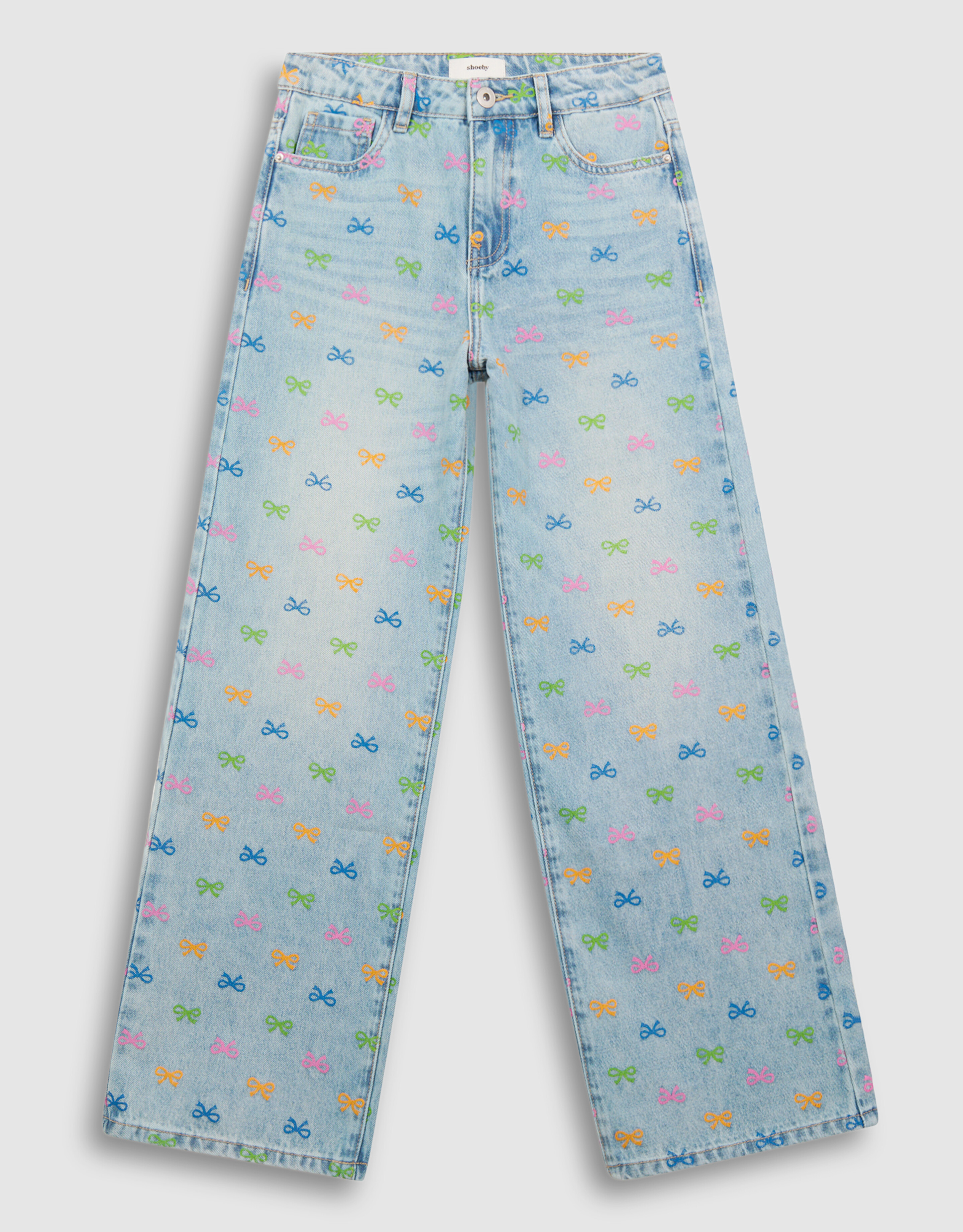 Strik Gerade geschnittene Jeans Blau SHOEBY GIRLS