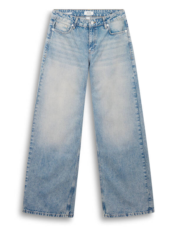 Jeans mit hoher Taille und weitem Bein, blau SHOEBY WOMEN