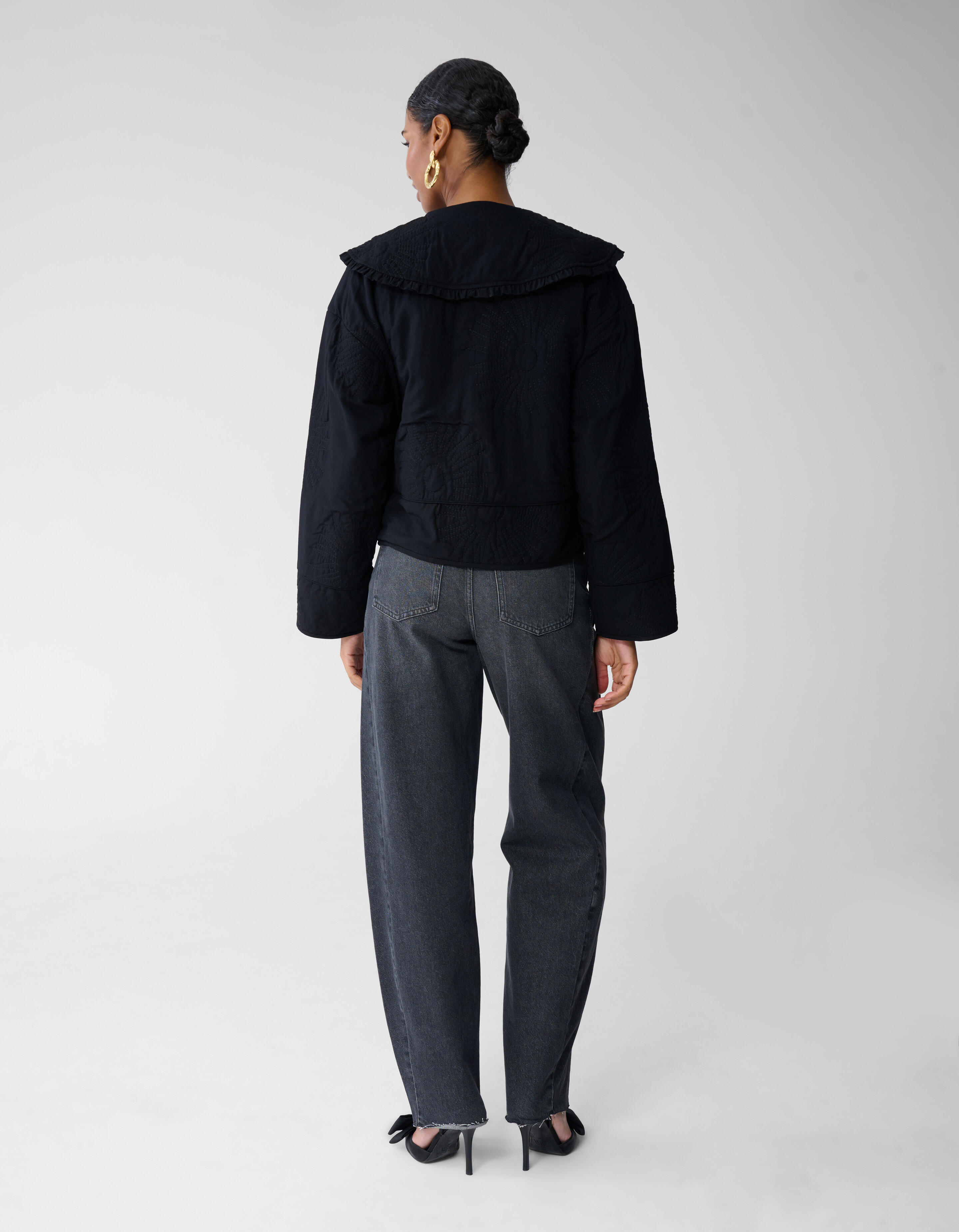 Gepolsterte Sonnenjacke Schwarz SHOEBY WOMEN