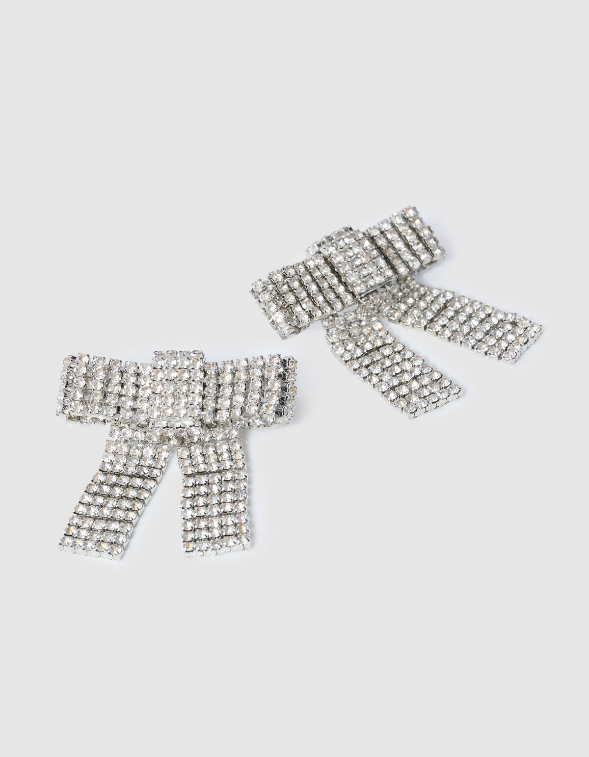 Strass-Ohrringe Silber SHOEBY ACCESSOIRES