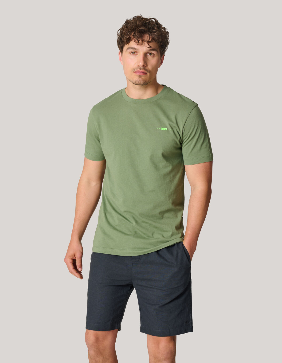 Artwork T-shirt Groen SHOEBY MEN
