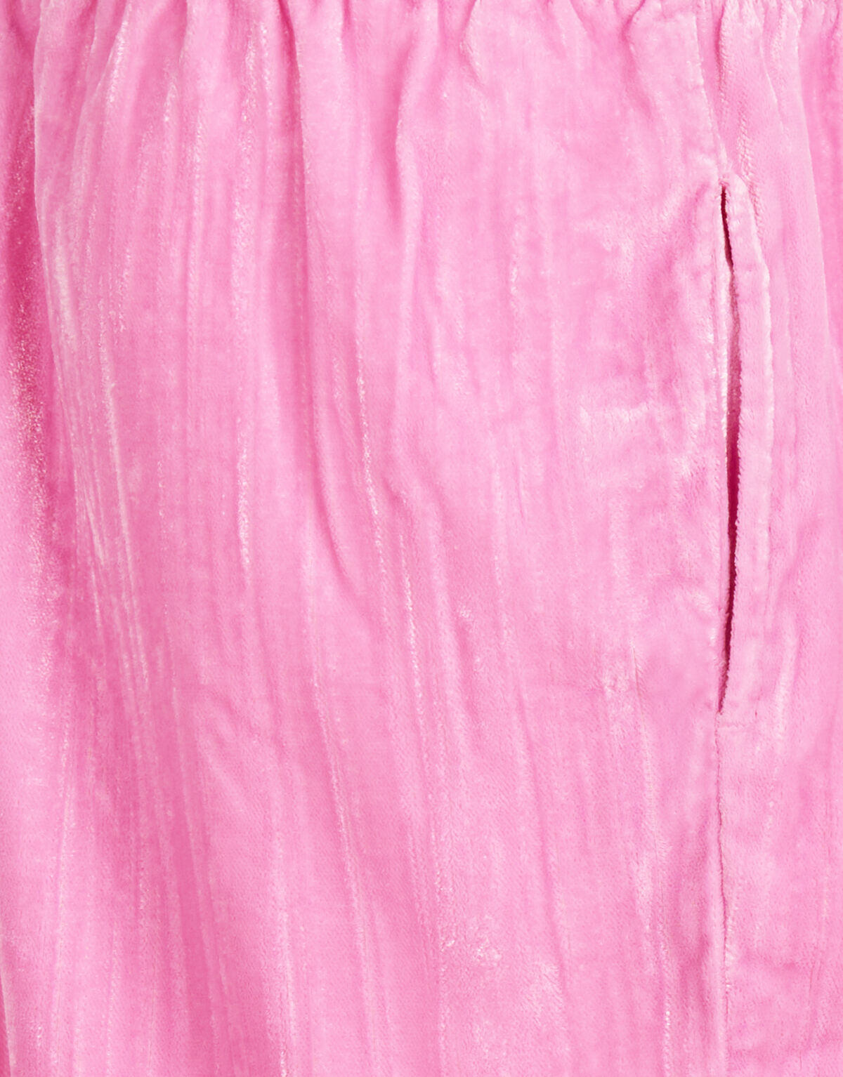 Weit geschnittene Hose aus Samt Rosa SHOEBY GIRLS