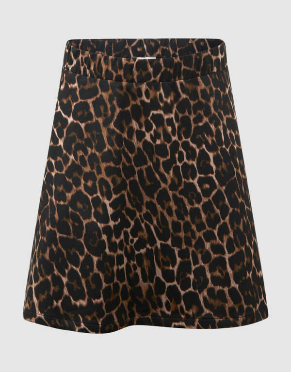 Leoparden-Minirock Braun SHOEBY GIRLS