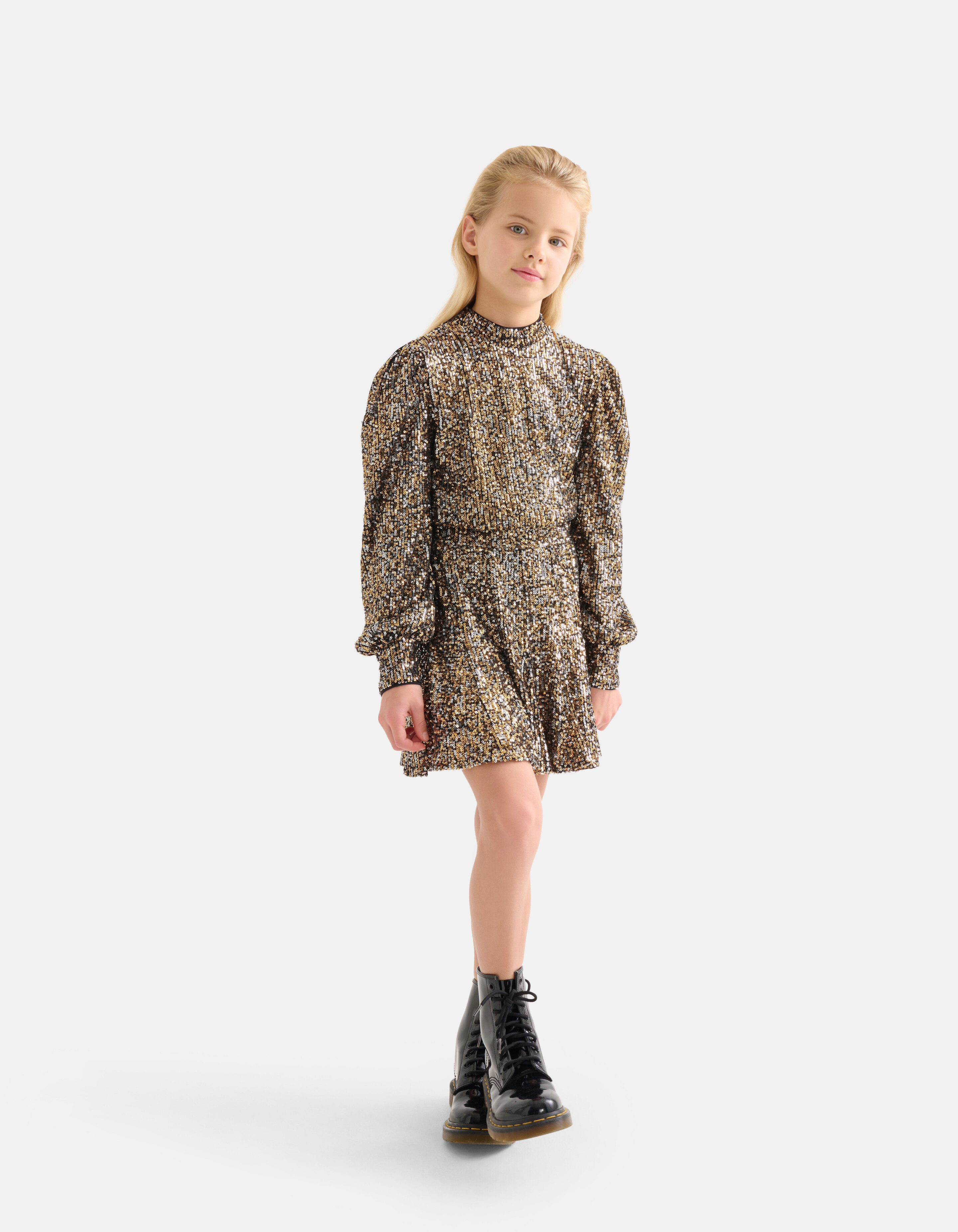 Paillettenrock Gold SHOEBY GIRLS