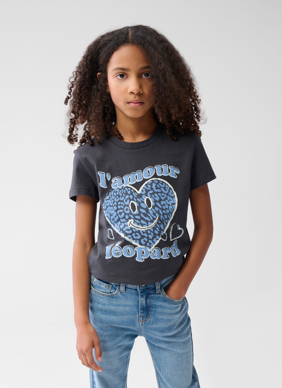 Artwork T-shirt Dunkelgrau SHOEBY GIRLS