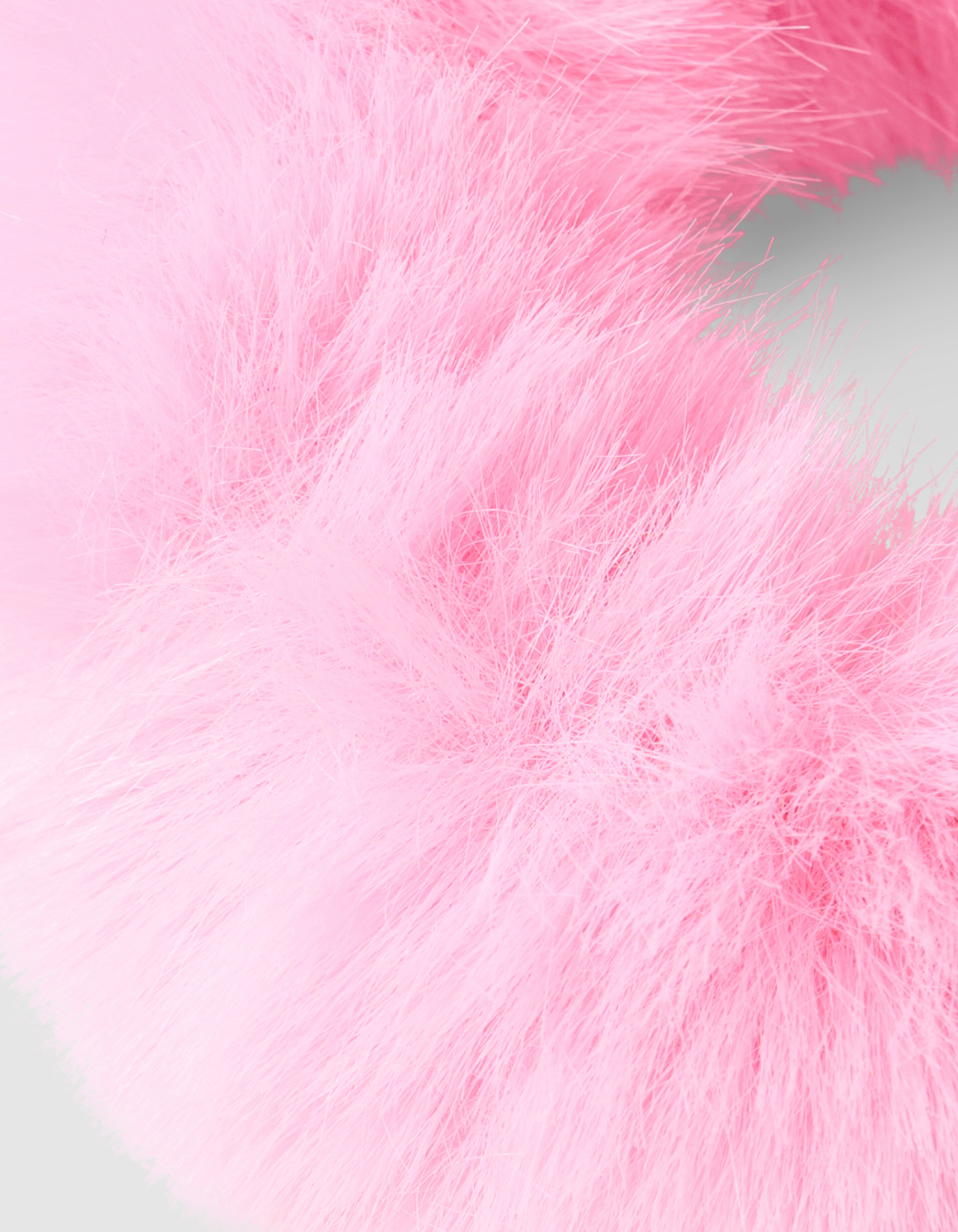 Pelz Scrunchie Rosa SHOEBY ACCESSOIRES