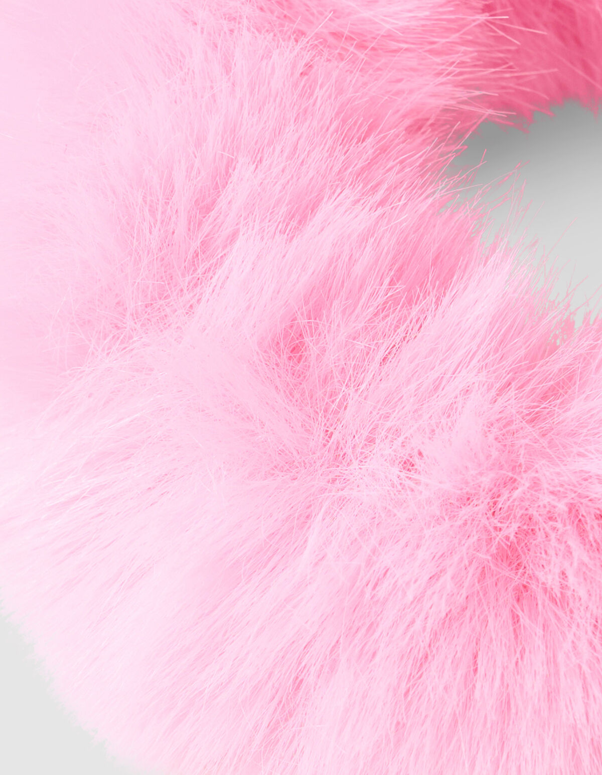 Pelz Scrunchie Rosa SHOEBY ACCESSOIRES