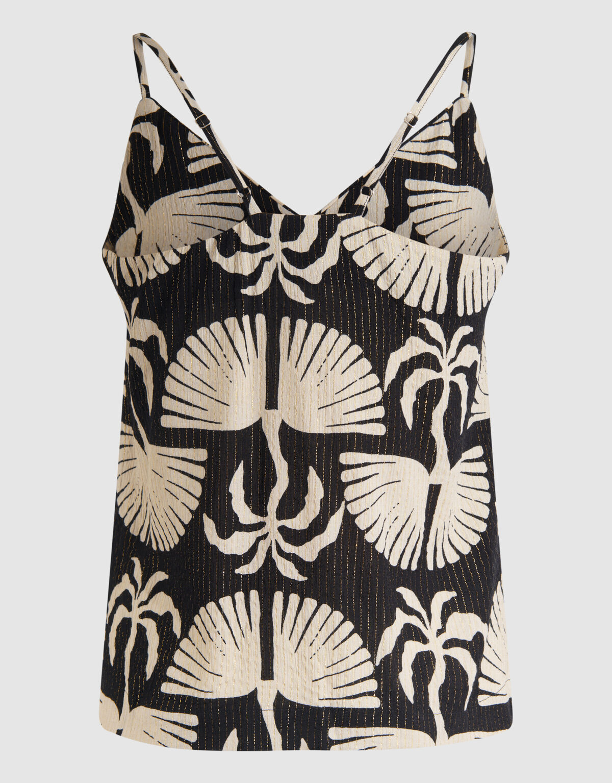 Bedrucktes Singlet Schwarz/Weiß SHOEBY WOMEN