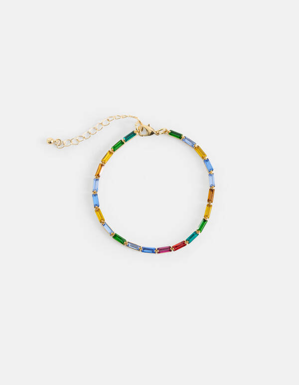 Multistrass-Armband Gold SHOEBY ACCESSOIRES