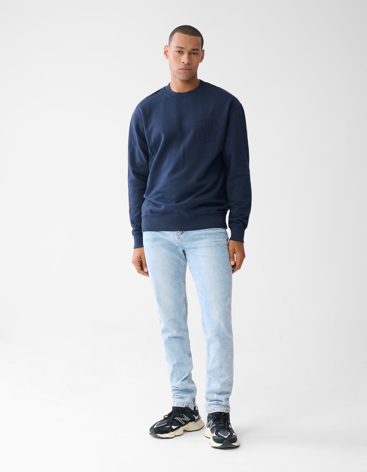 Artwork Pullover Dunkelblau SHOEBY MEN